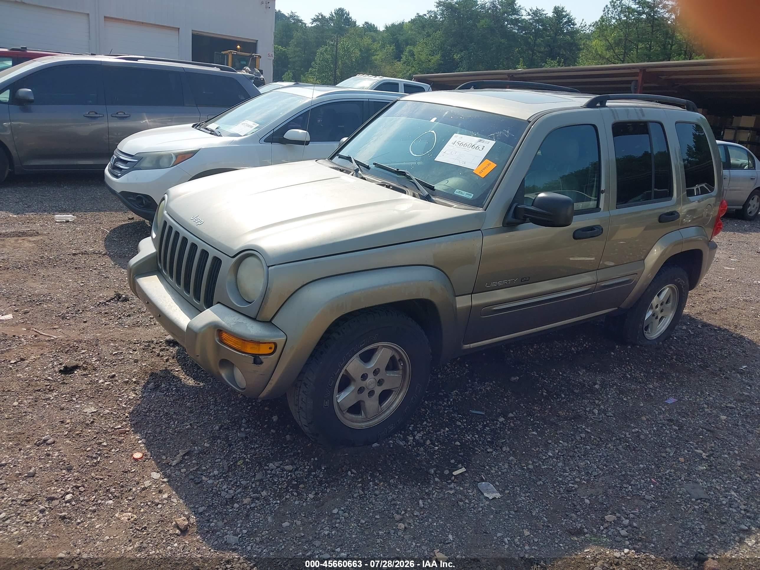 2003 Jeep Liberty Limited Edition Gold vin: 1J4GK58K93W635077