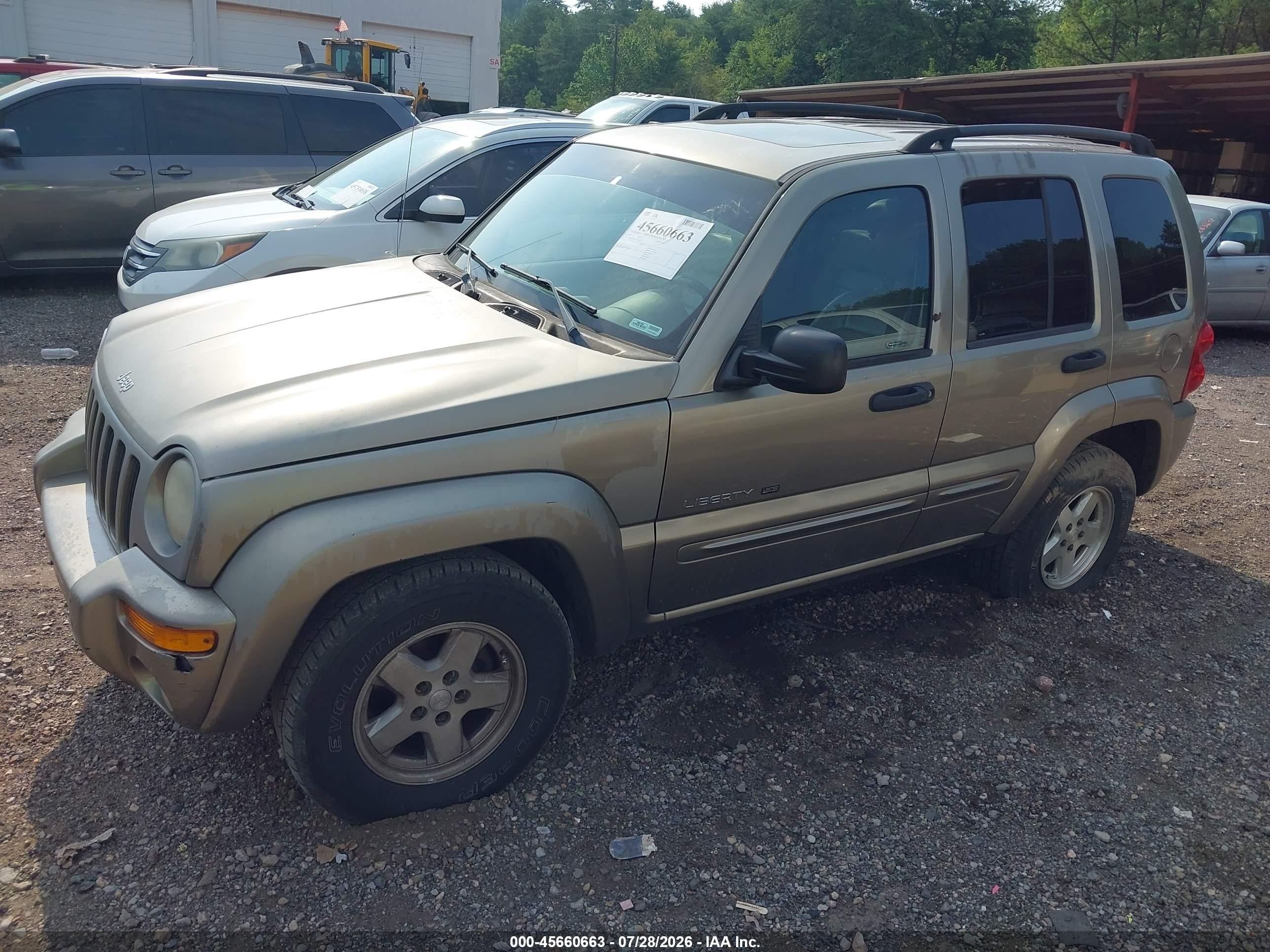 2003 Jeep Liberty Limited Edition Gold vin: 1J4GK58K93W635077