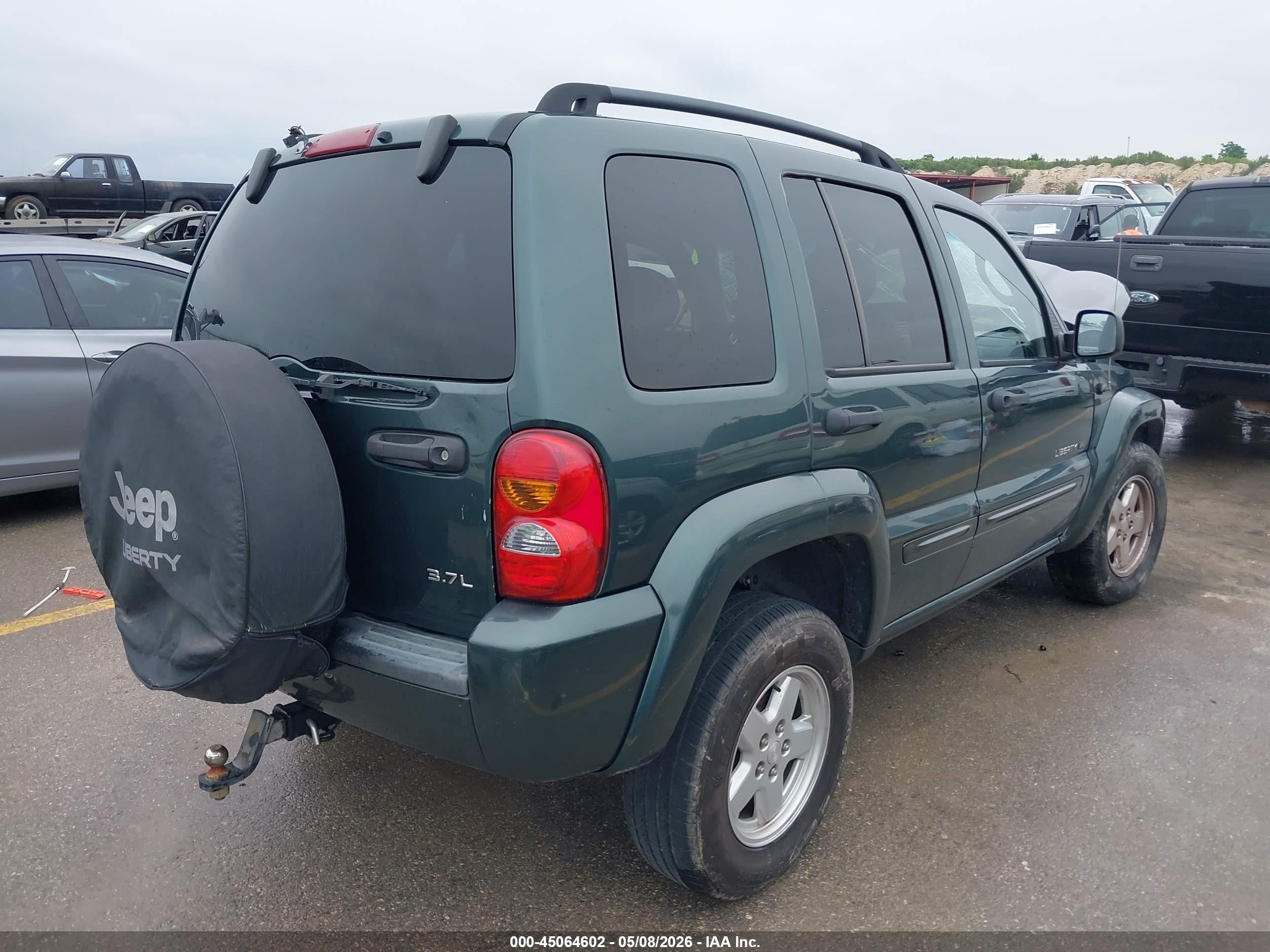 2002 Jeep Liberty Limited Edition Green vin: 1J4GK58KX2W276949