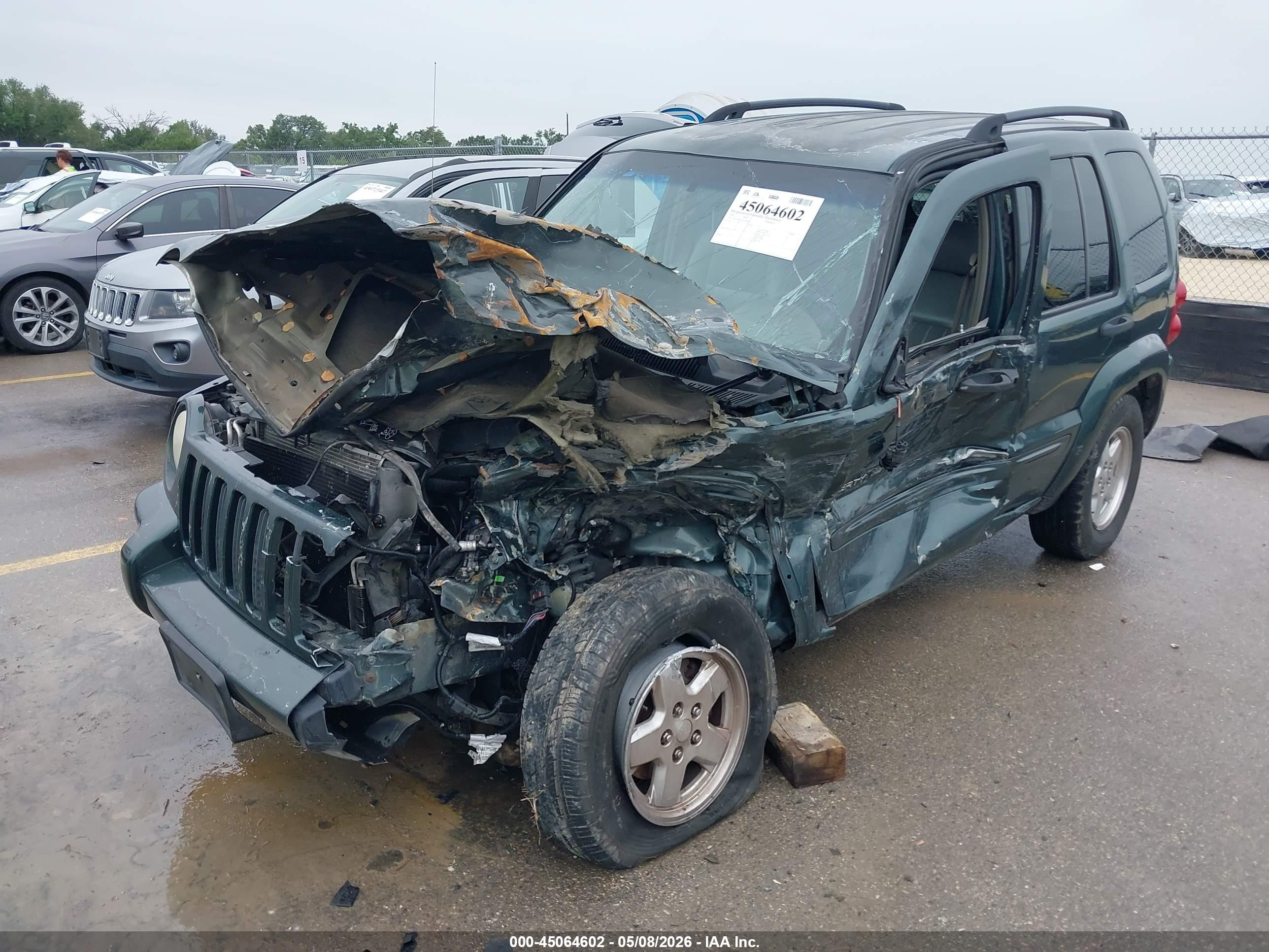 2002 Jeep Liberty Limited Edition Green vin: 1J4GK58KX2W276949