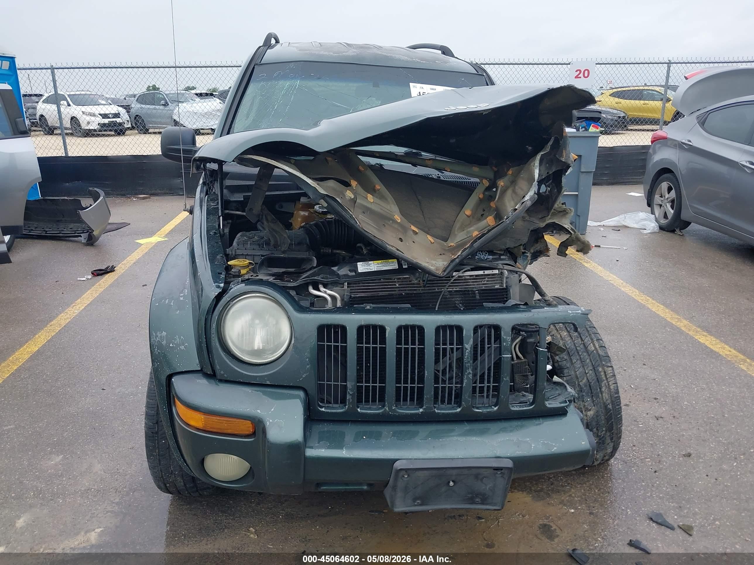 2002 Jeep Liberty Limited Edition Green vin: 1J4GK58KX2W276949
