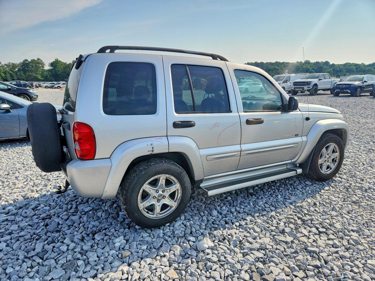2003 Jeep Liberty Limited Silver vin: 1J4GK58KX3W633905