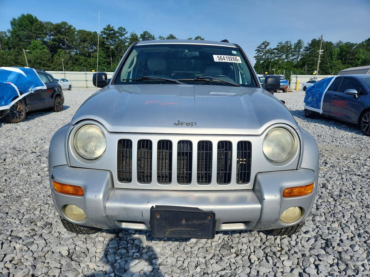 2003 Jeep Liberty Limited Silver vin: 1J4GK58KX3W633905