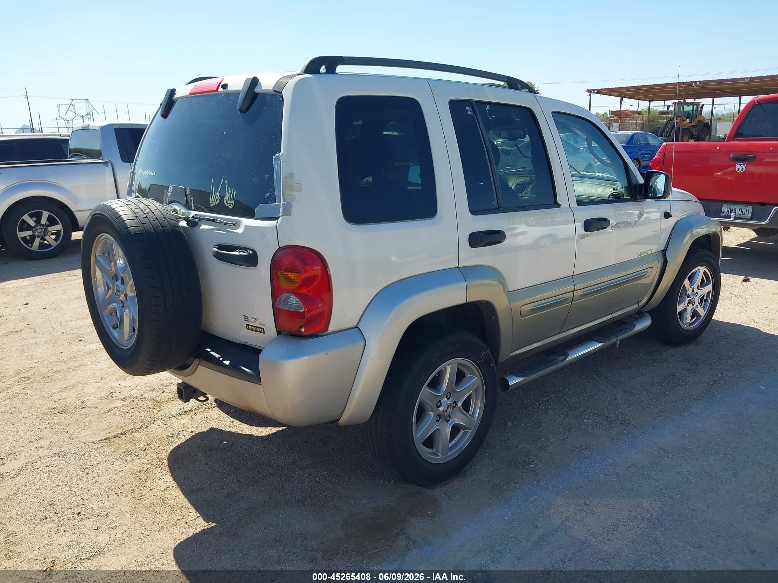 2004 Jeep Liberty Limited Edition Белый vin: 1J4GK58KX4W111602