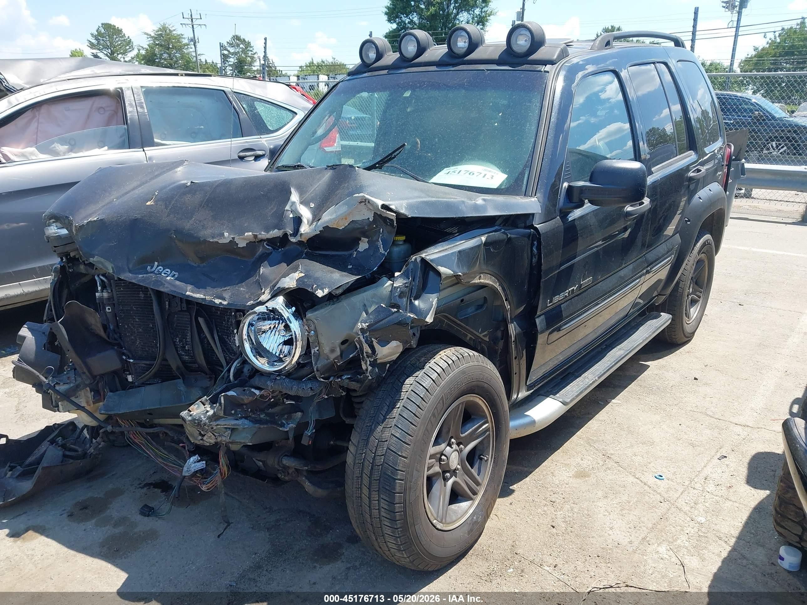 2003 Jeep Liberty Renegade Black vin: 1J4GL38K03W656515