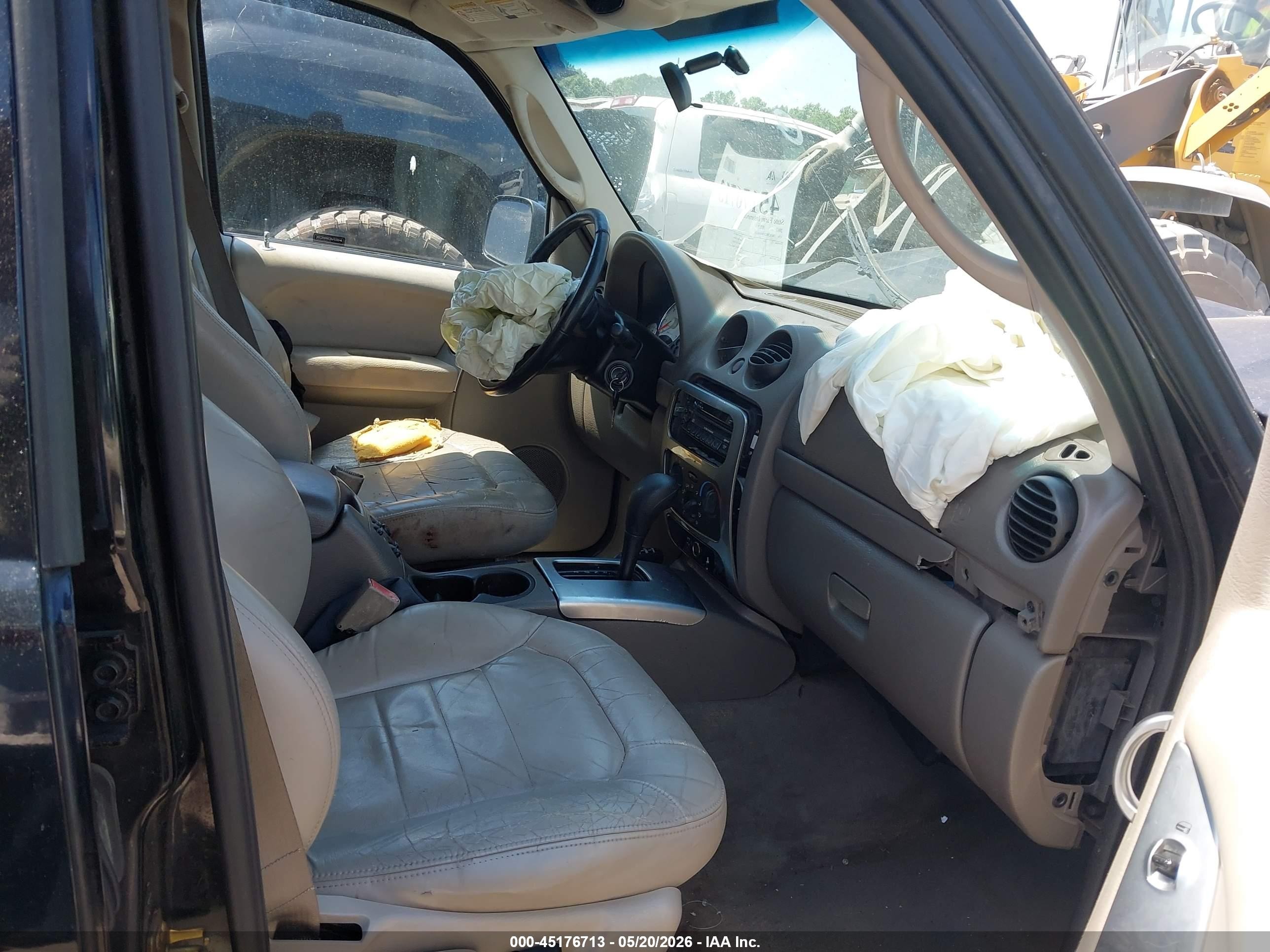 2003 Jeep Liberty Renegade Black vin: 1J4GL38K03W656515