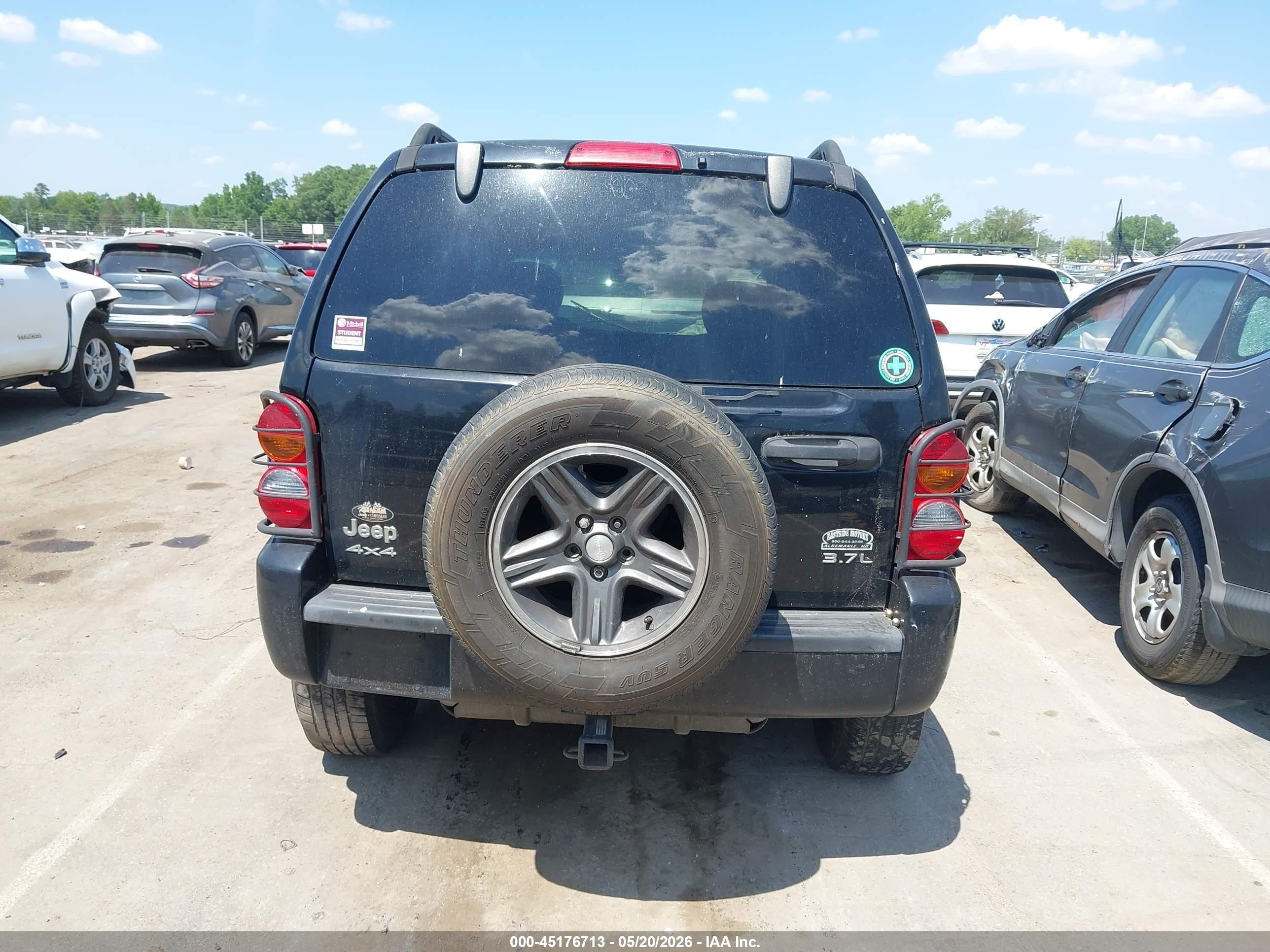 2003 Jeep Liberty Renegade Black vin: 1J4GL38K03W656515