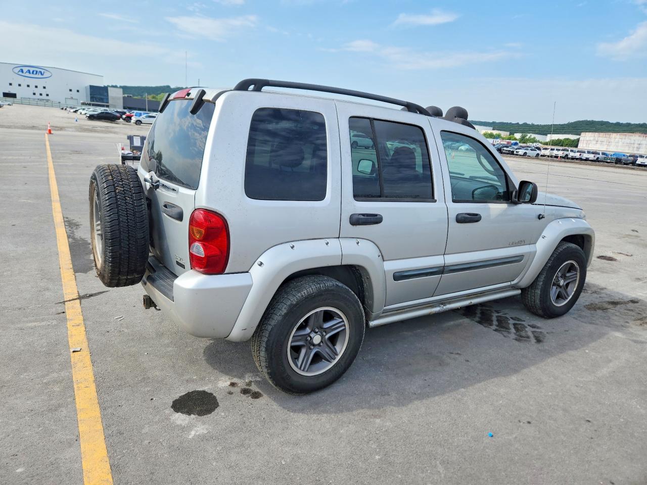 2004 Jeep Liberty Renegade Silver vin: 1J4GL38K04W190540