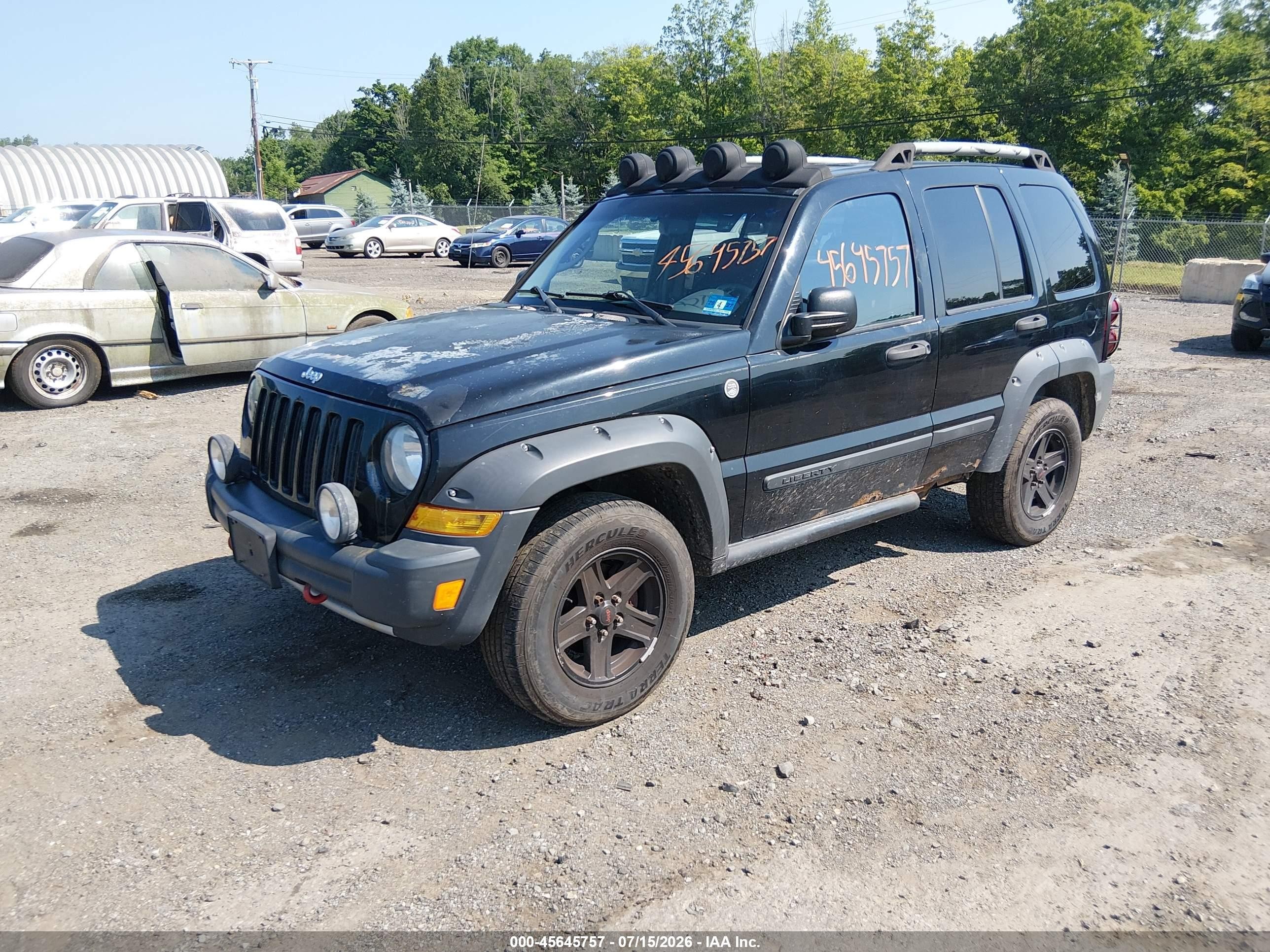 2006 Jeep Liberty Renegade Black vin: 1J4GL38K06W136125