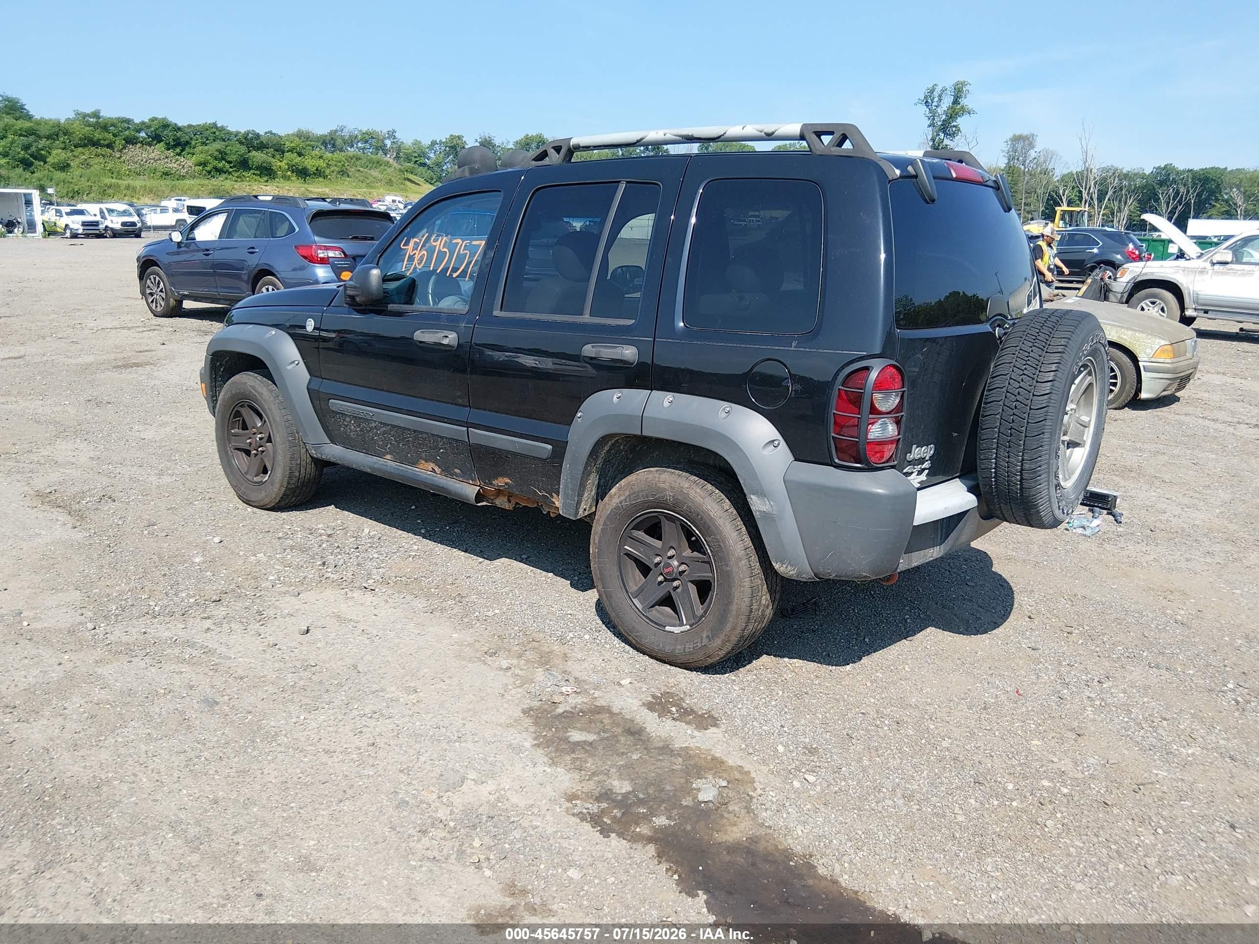 2006 Jeep Liberty Renegade Black vin: 1J4GL38K06W136125