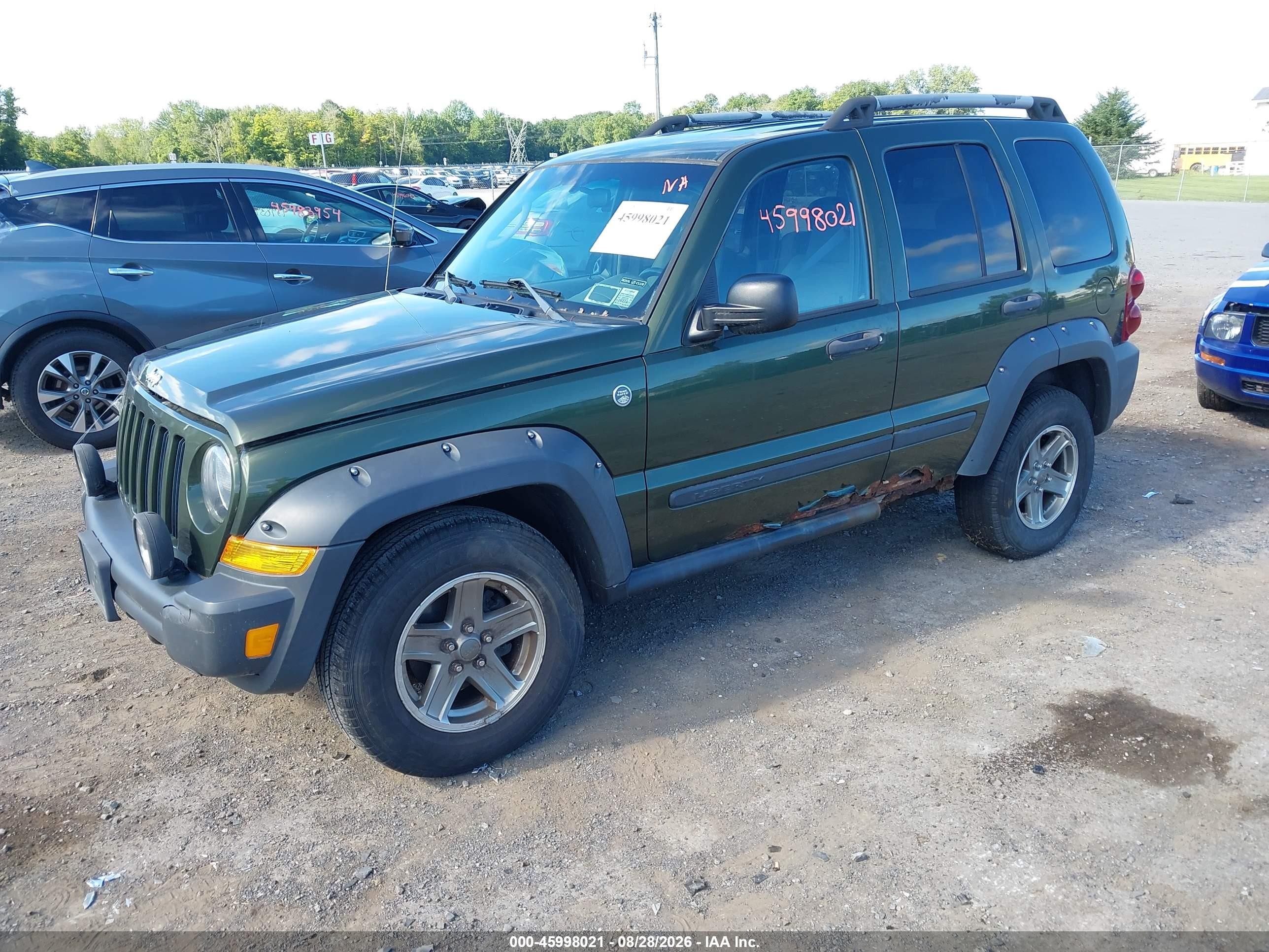 2006 Jeep Liberty Renegade Green vin: 1J4GL38K06W218534