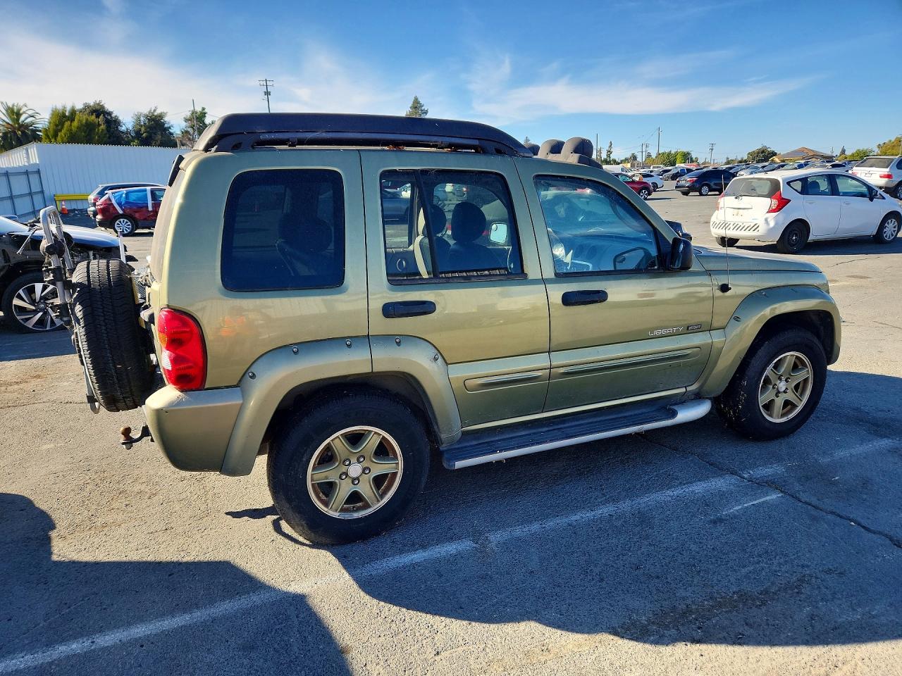 2003 Jeep Liberty Renegade Green vin: 1J4GL38K13W554382
