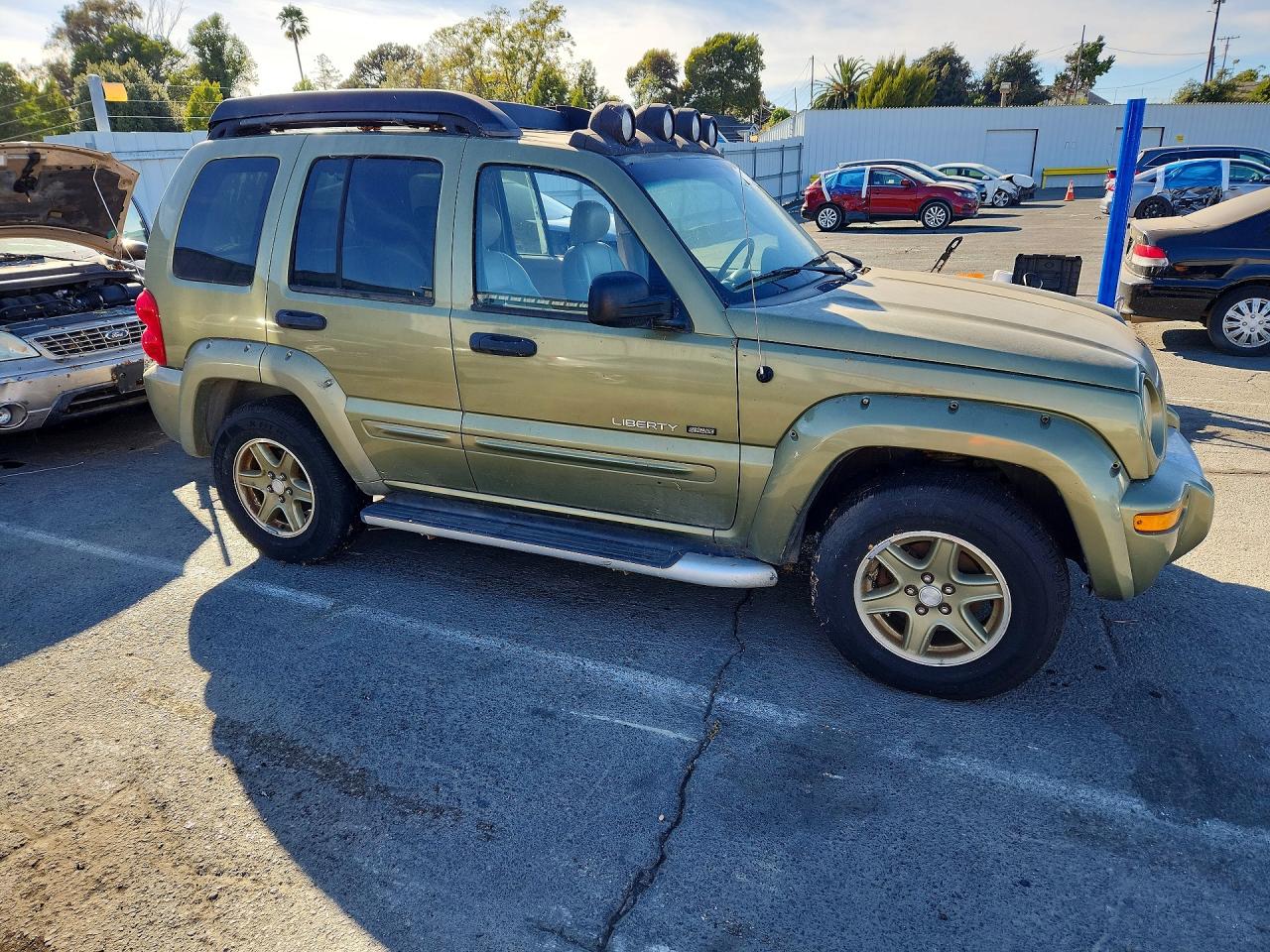 2003 Jeep Liberty Renegade Green vin: 1J4GL38K13W554382