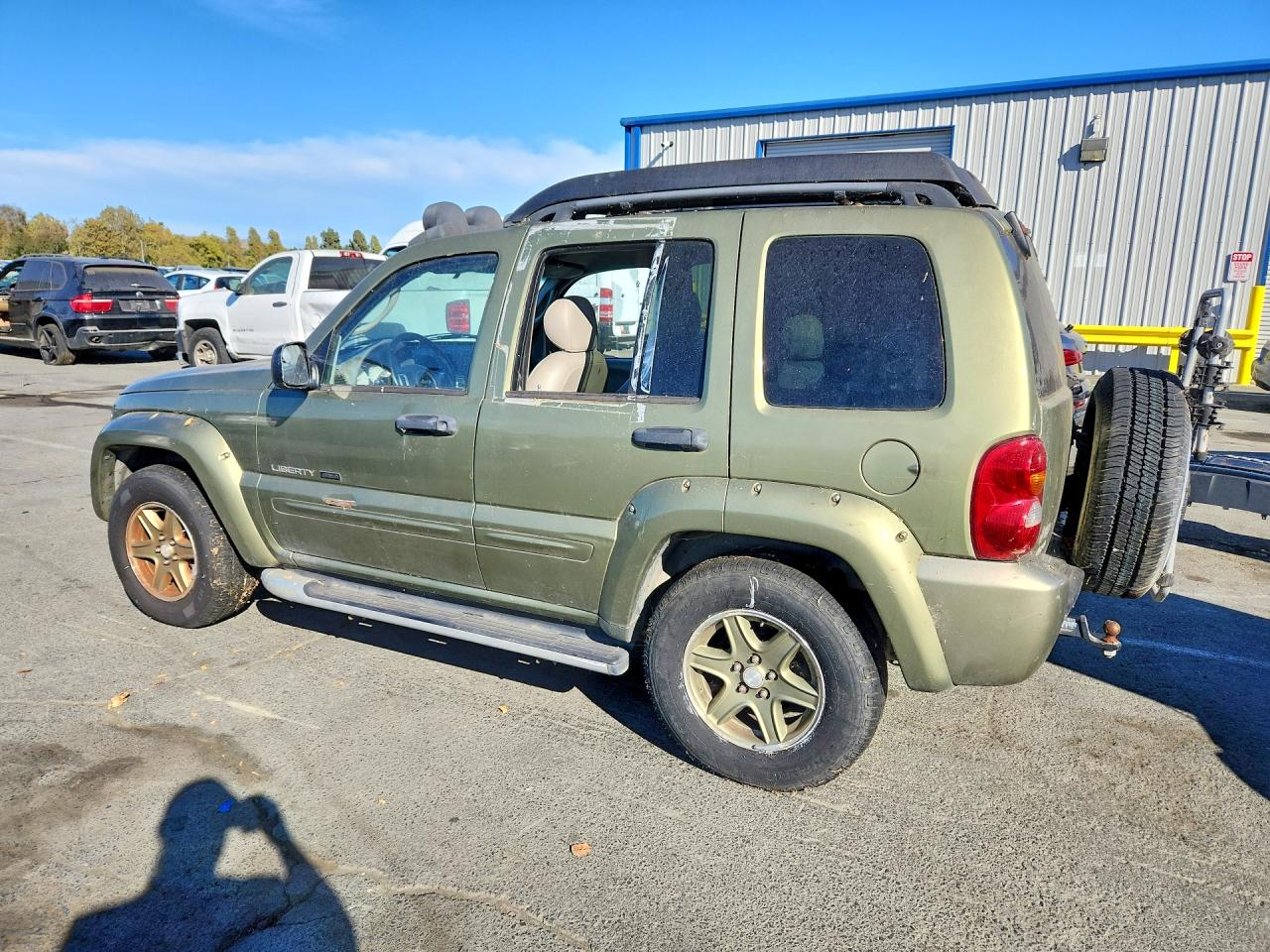 2003 Jeep Liberty Renegade Green vin: 1J4GL38K13W554382