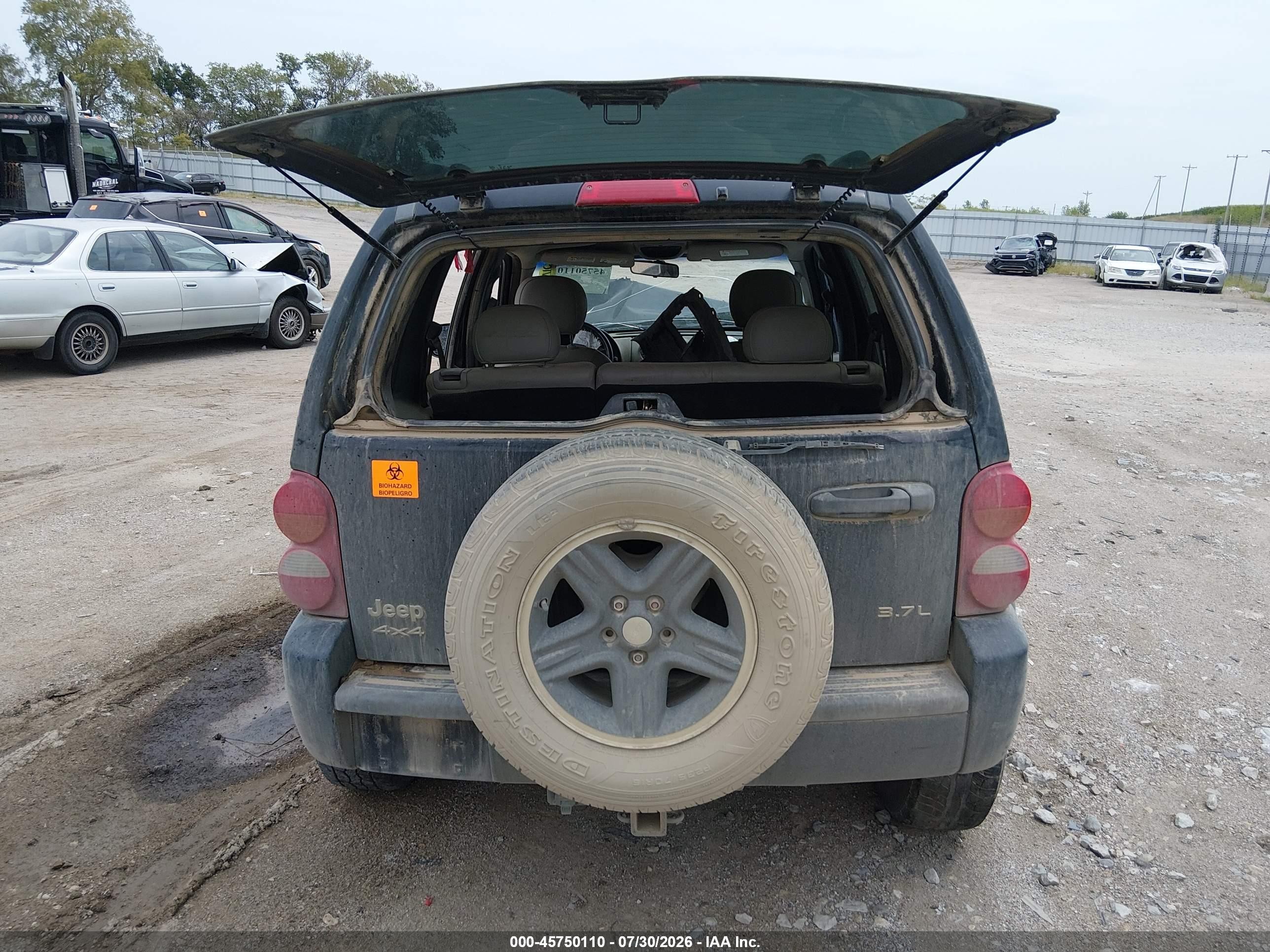 2003 Jeep Liberty Renegade Black vin: 1J4GL38K13W699664