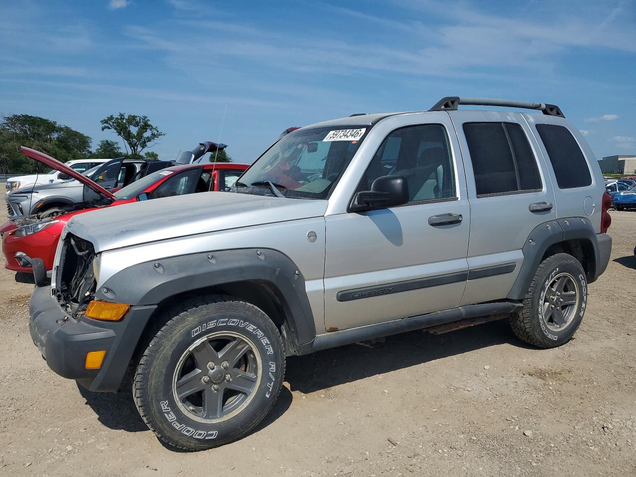 2006 Jeep Liberty Renegade Silver vin: 1J4GL38K16W219322