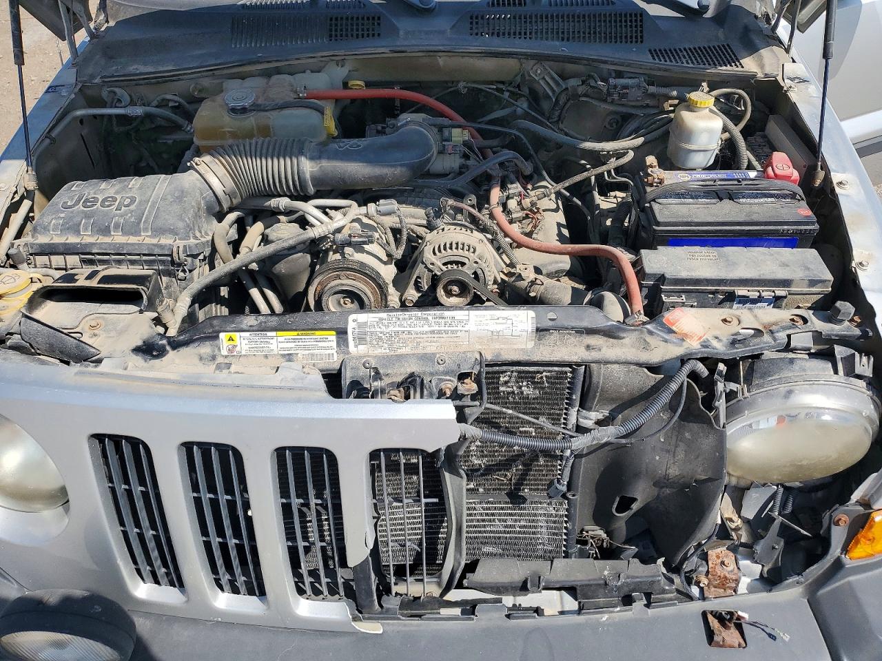 2006 Jeep Liberty Renegade Silver vin: 1J4GL38K16W219322