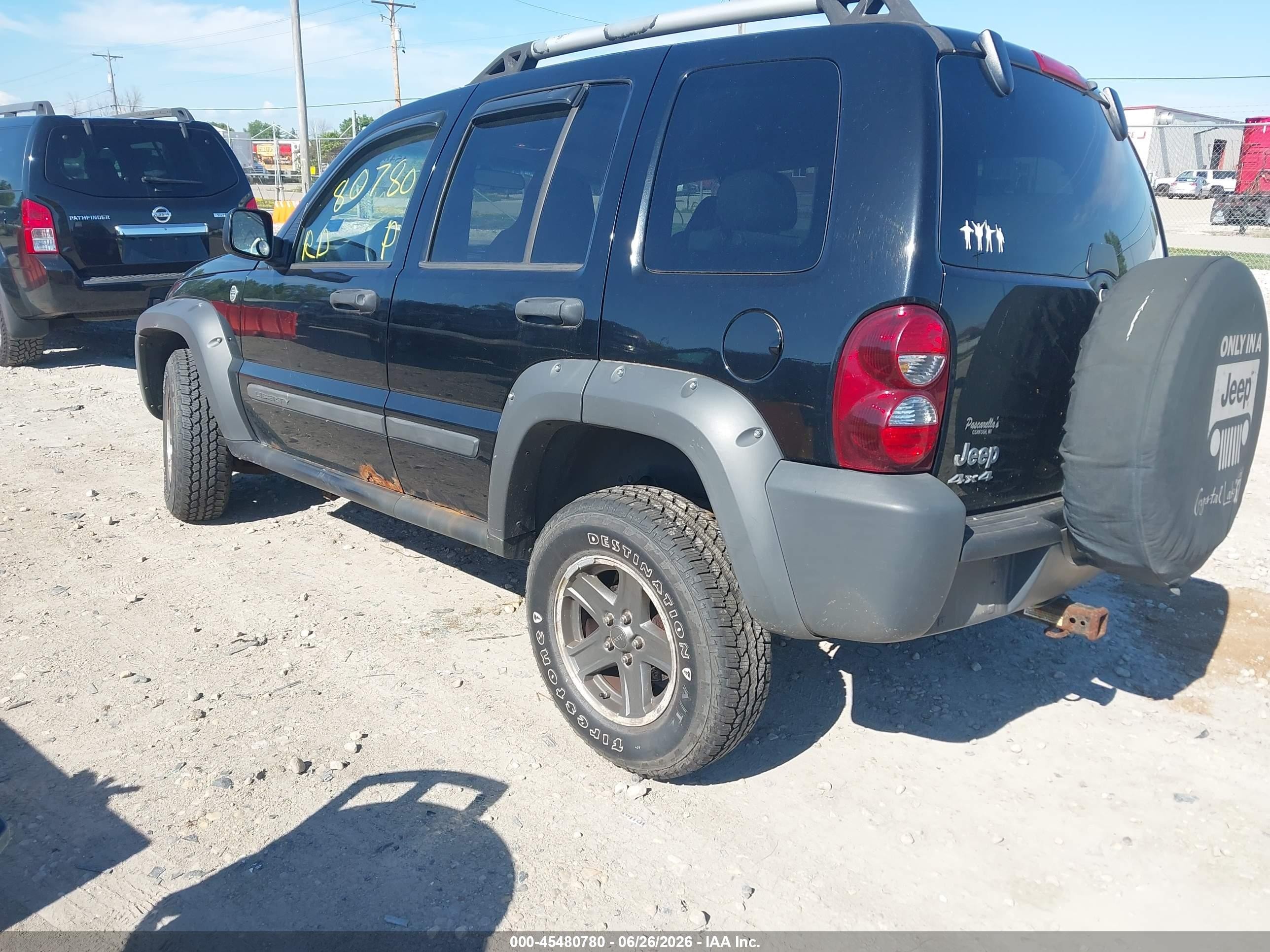 2006 Jeep Liberty Renegade Black vin: 1J4GL38K26W251065