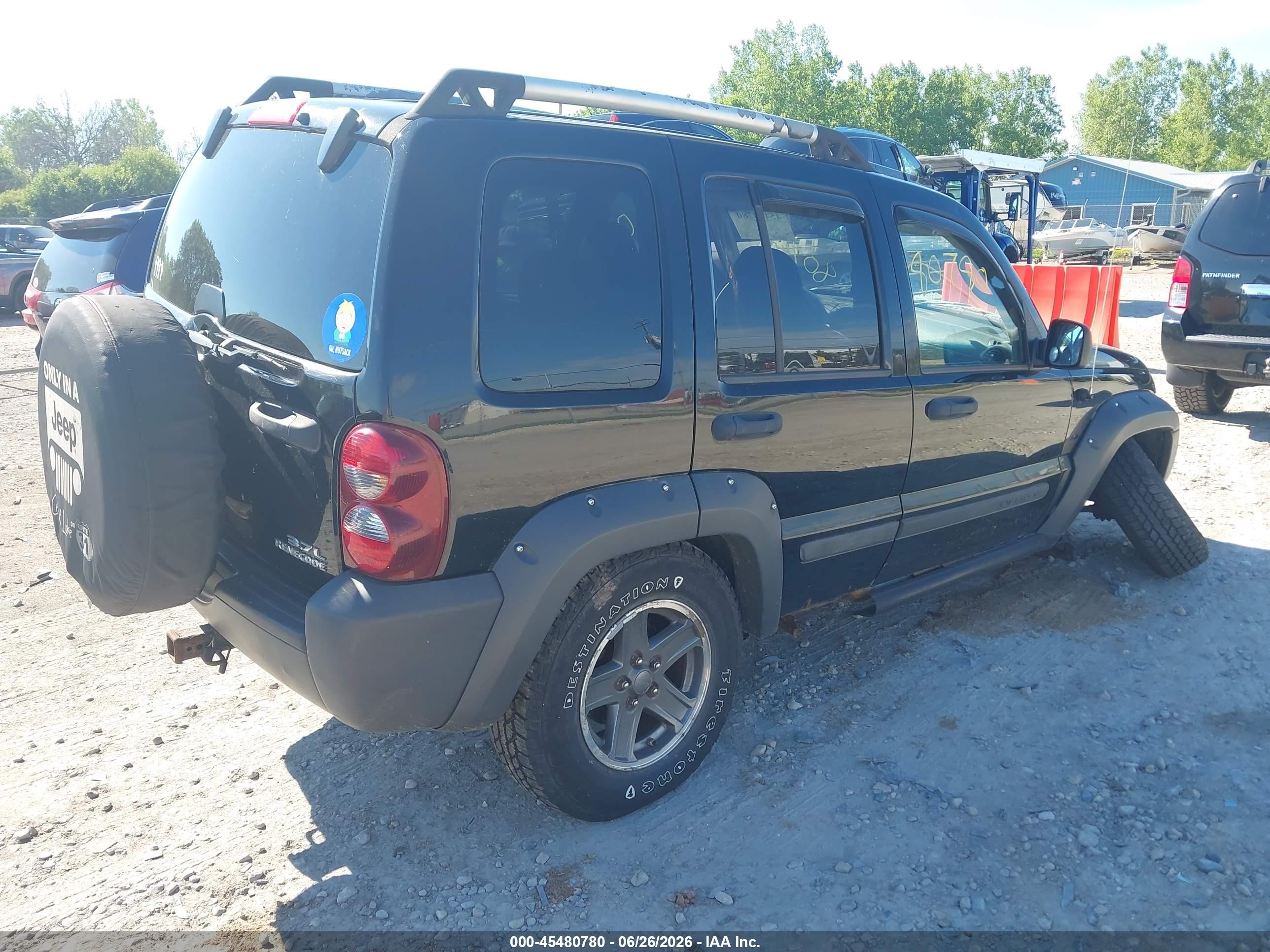 2006 Jeep Liberty Renegade Black vin: 1J4GL38K26W251065