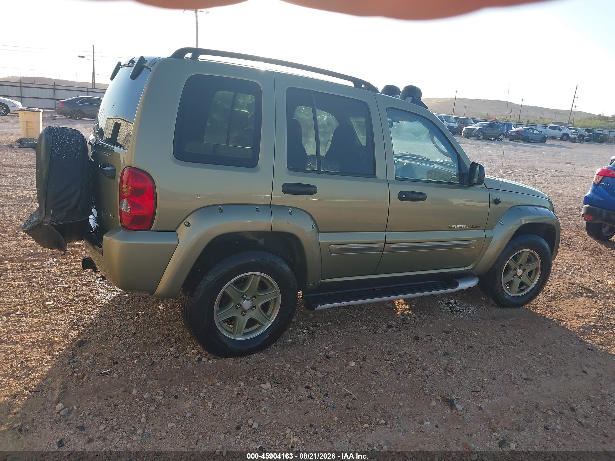 2002 Jeep Liberty Renegade Gray vin: 1J4GL38K32W332490