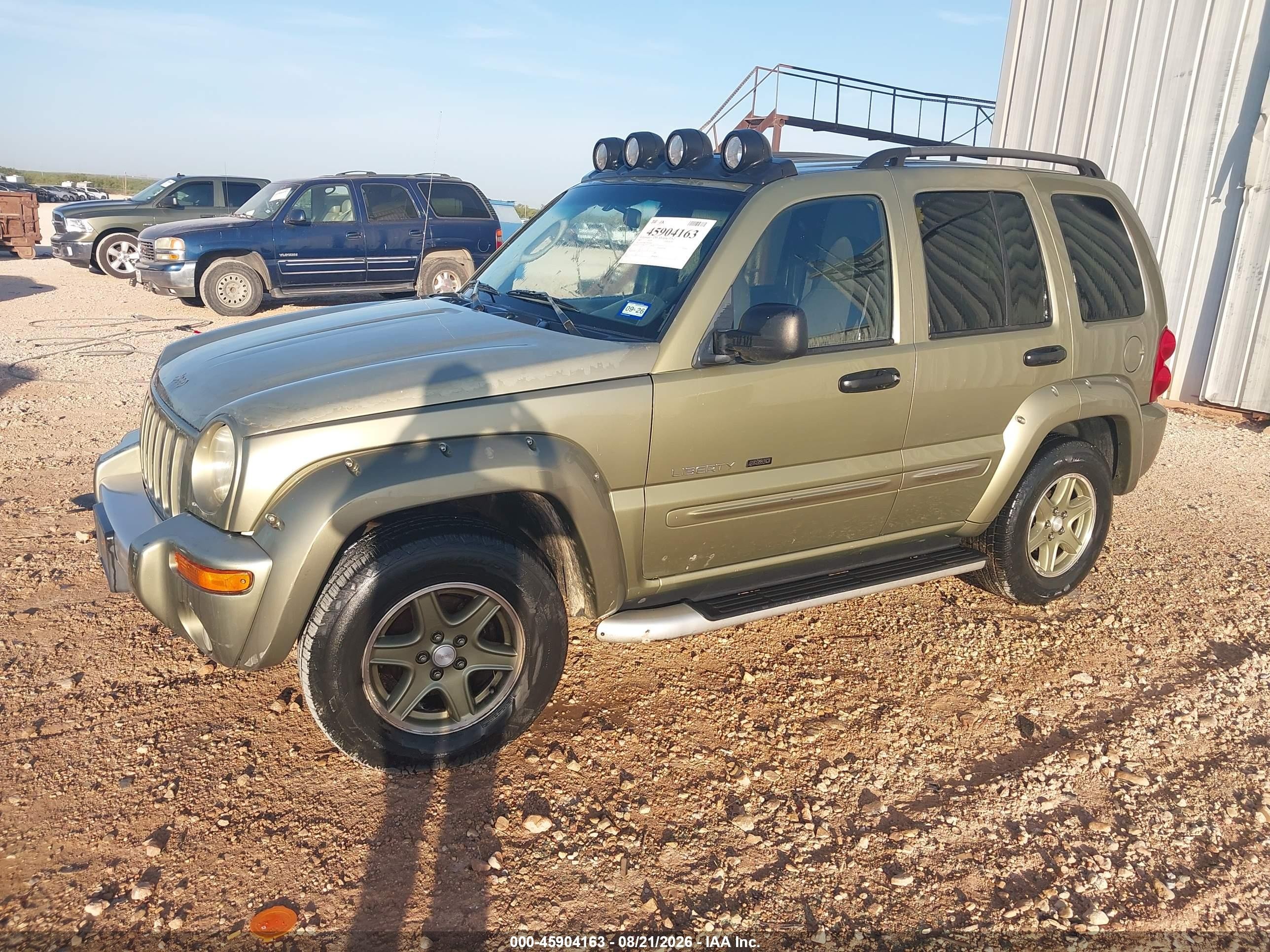 2002 Jeep Liberty Renegade Gray vin: 1J4GL38K32W332490