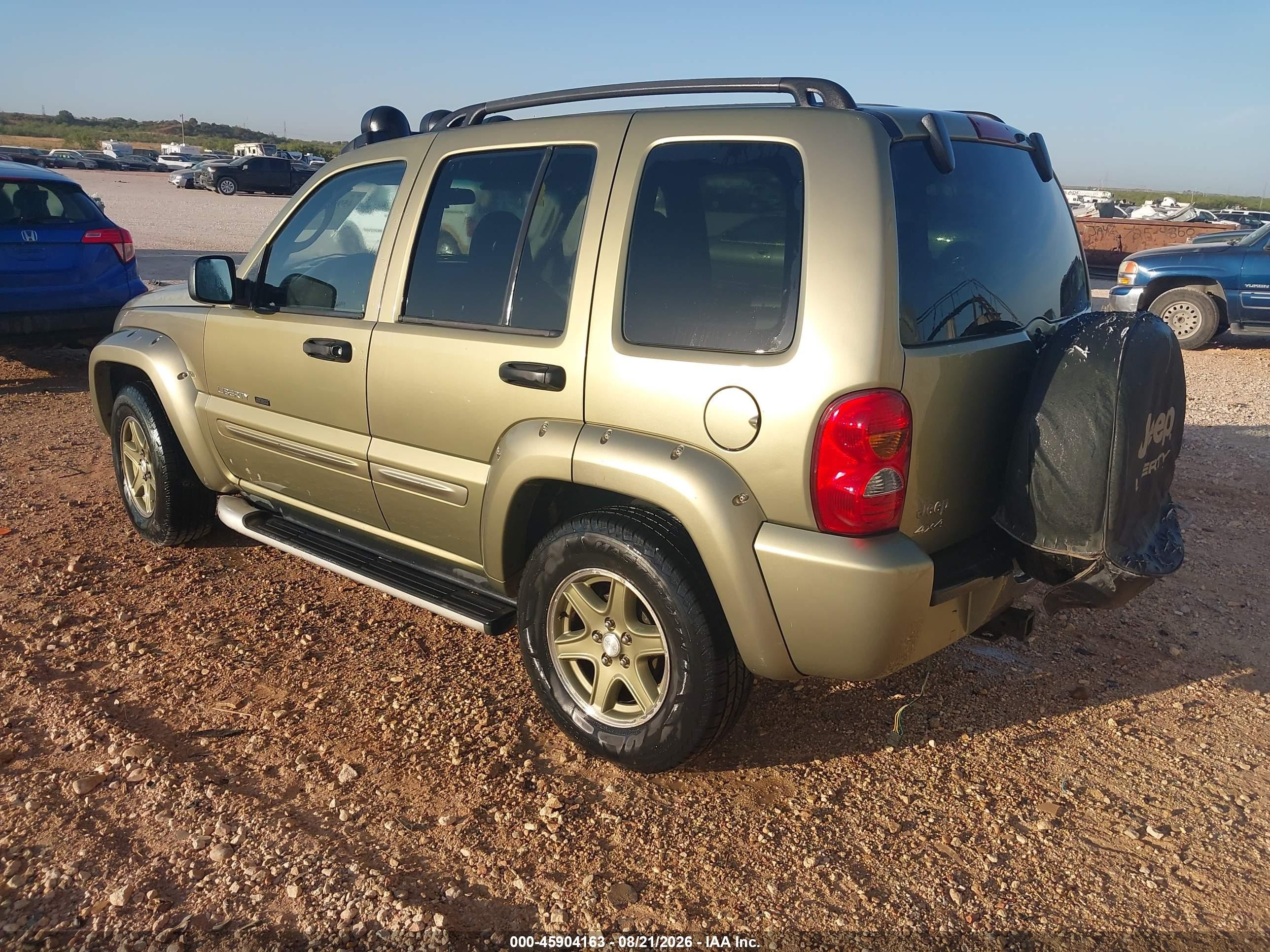 2002 Jeep Liberty Renegade Gray vin: 1J4GL38K32W332490