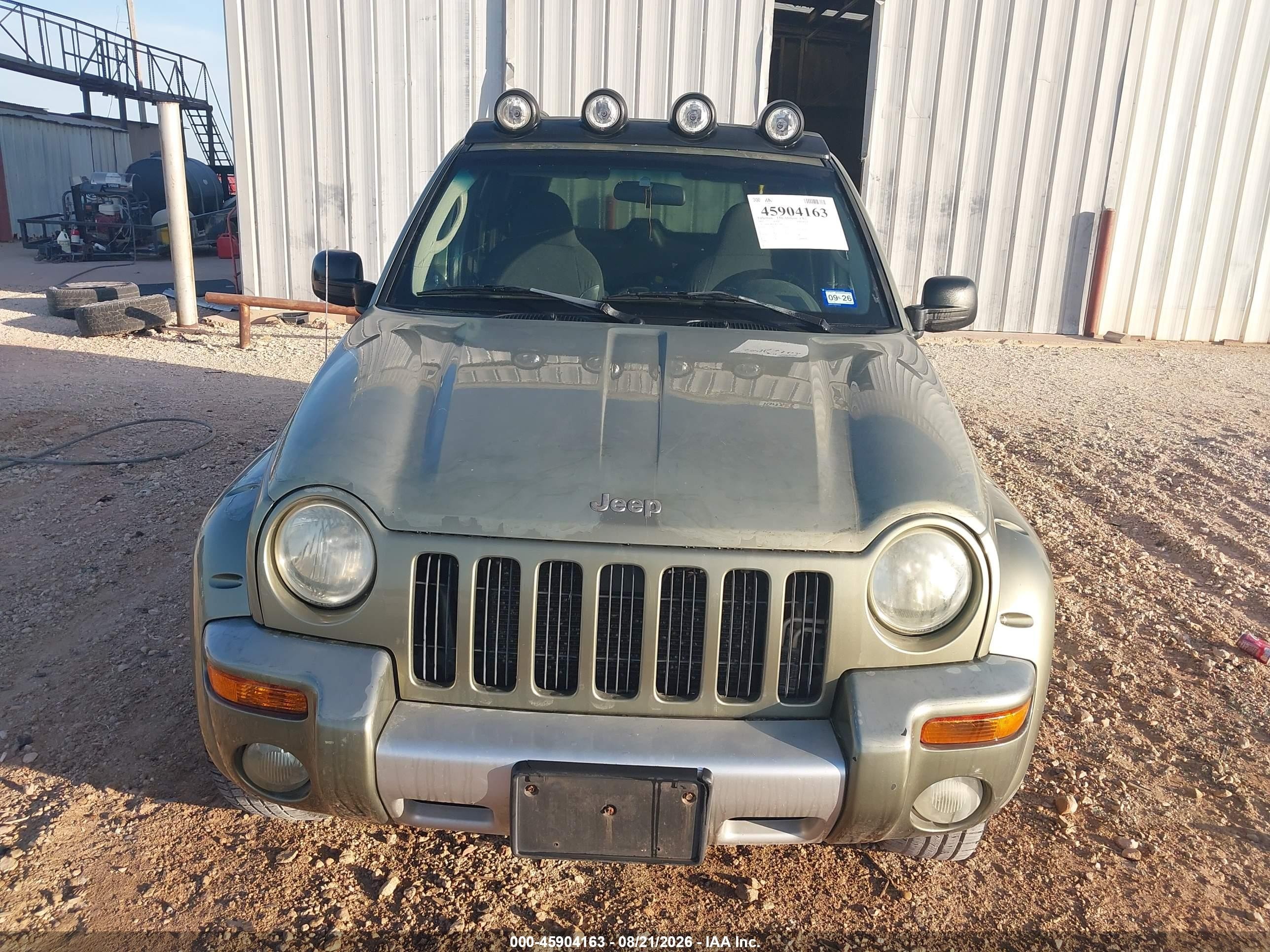 2002 Jeep Liberty Renegade Gray vin: 1J4GL38K32W332490