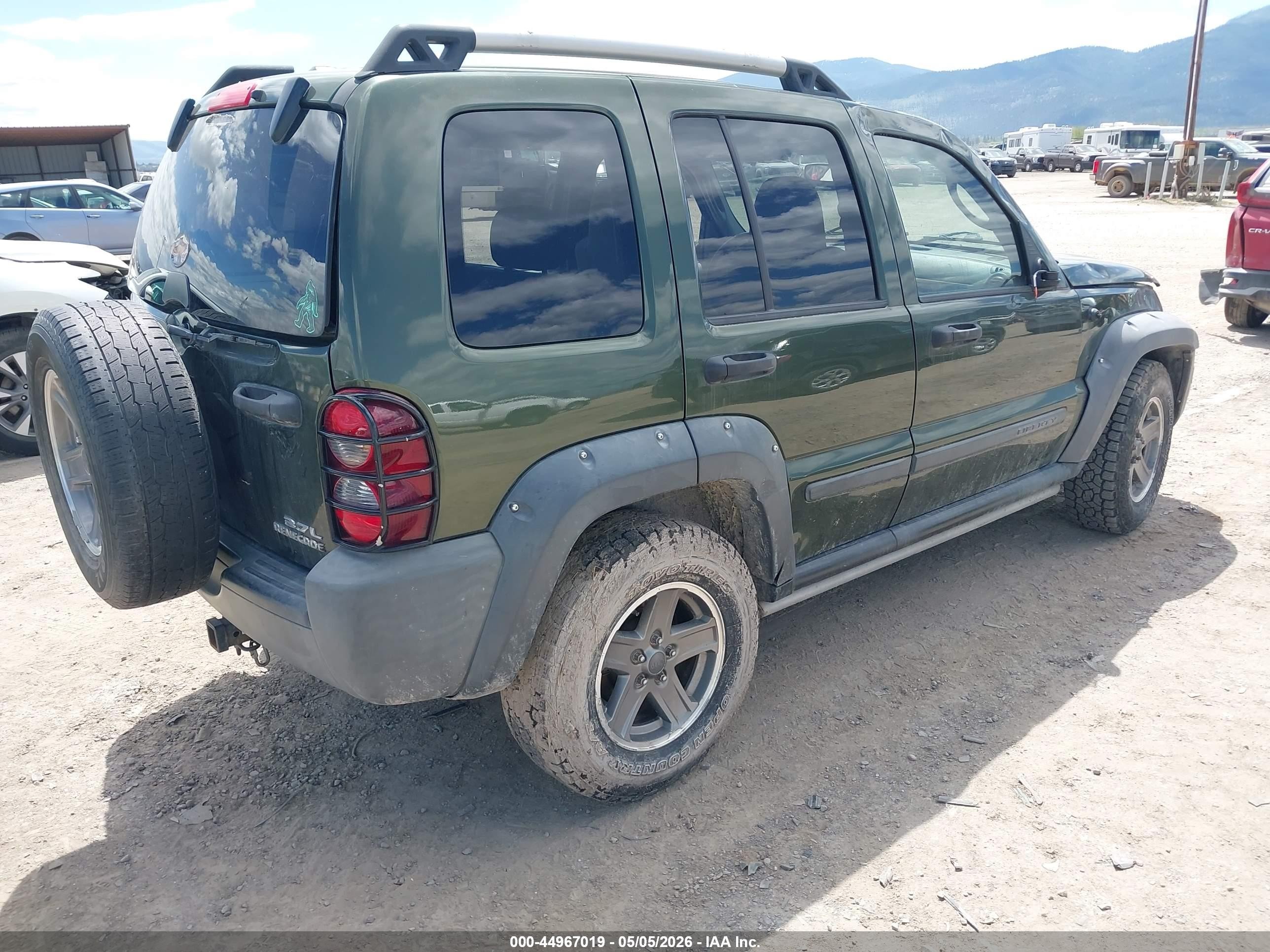 2006 Jeep Liberty Renegade Зеленый vin: 1J4GL38K36W214493