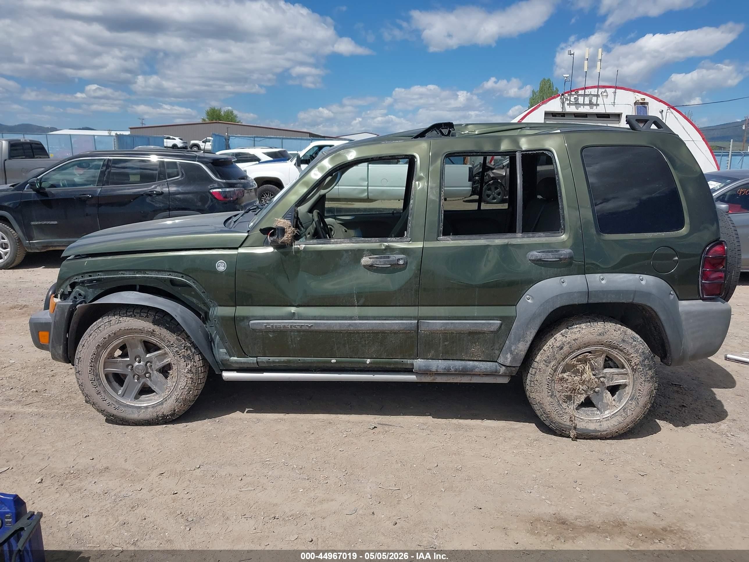 2006 Jeep Liberty Renegade Зеленый vin: 1J4GL38K36W214493