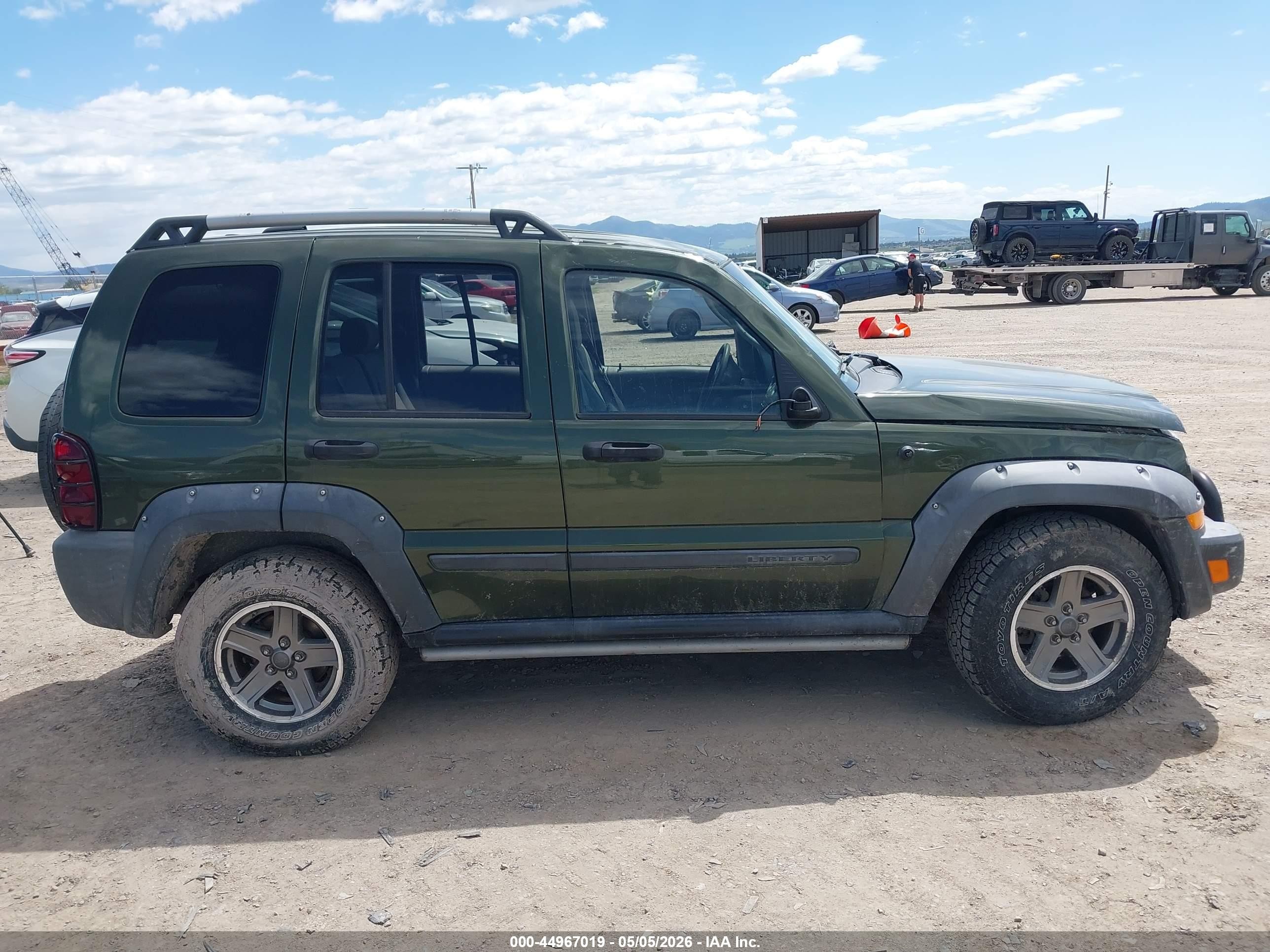 2006 Jeep Liberty Renegade Зеленый vin: 1J4GL38K36W214493
