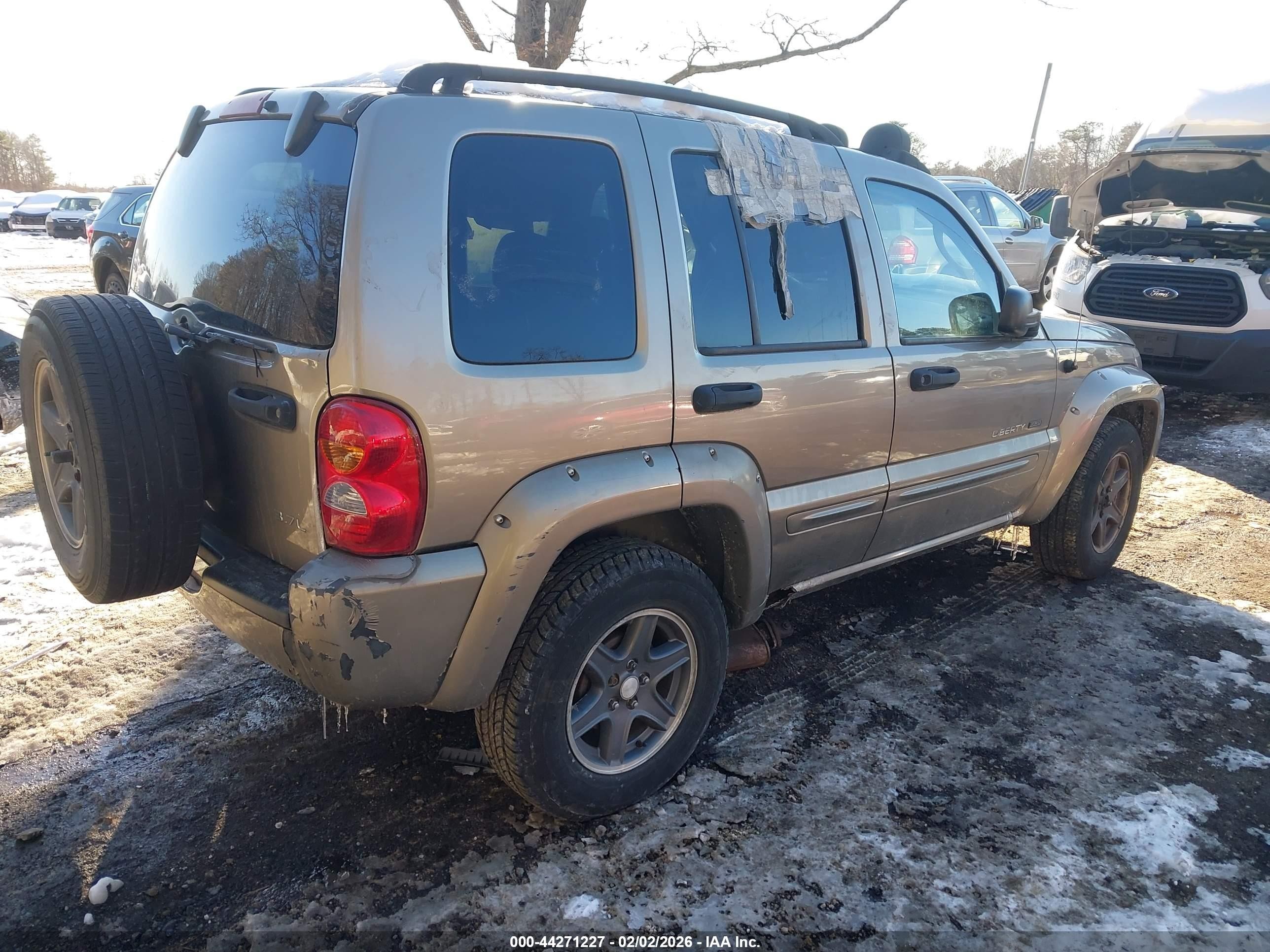 2002 Jeep Liberty Renegade Brown vin: 1J4GL38K42W366714