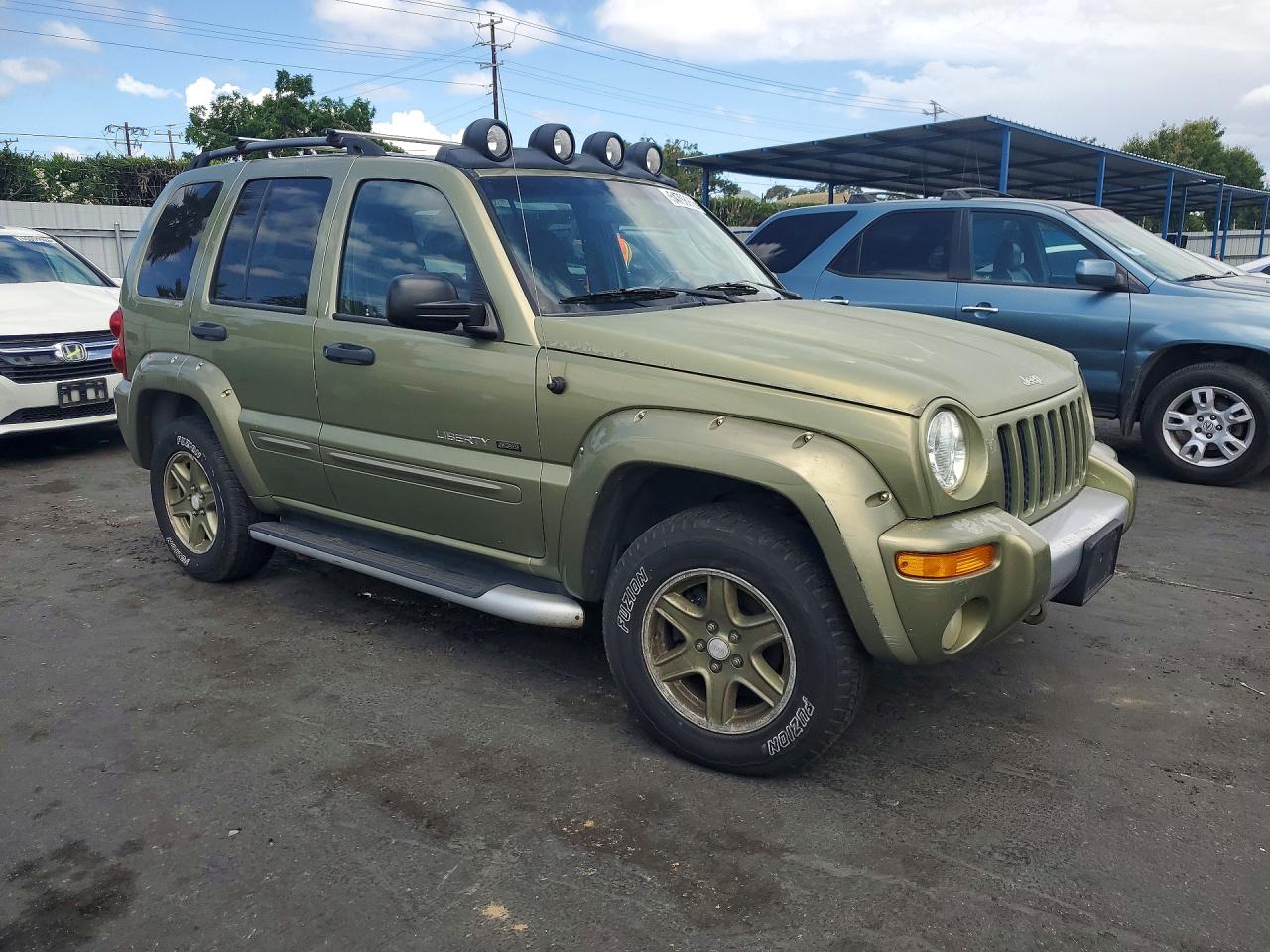 2002 Jeep Liberty Renegade Green vin: 1J4GL38K52W357360