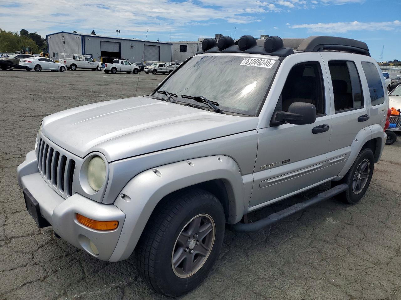 2003 Jeep Liberty Renegade Silver vin: 1J4GL38K53W546155