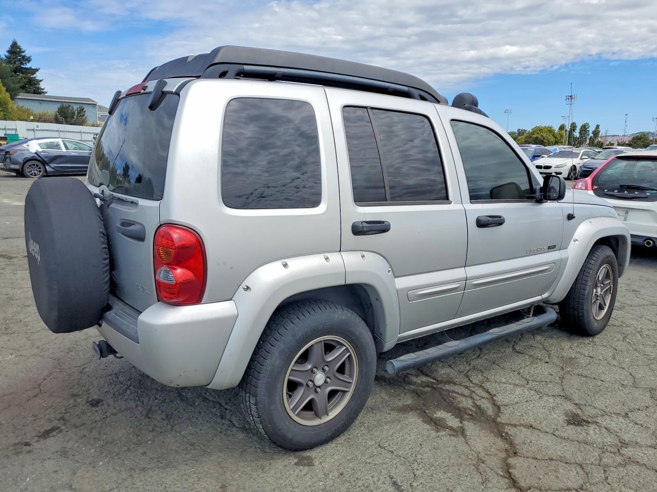 2003 Jeep Liberty Renegade Silver vin: 1J4GL38K53W546155