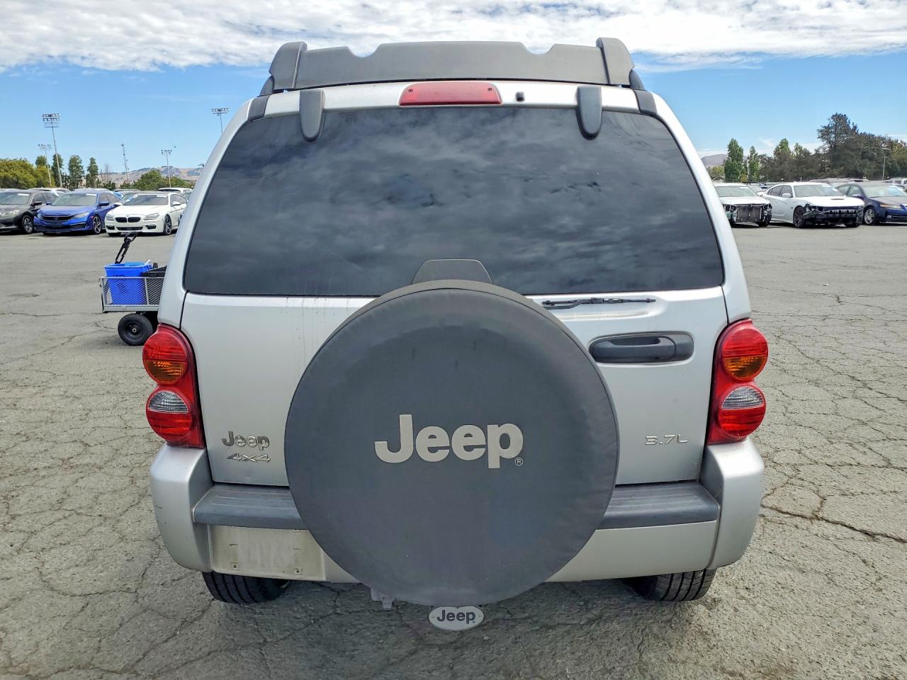 2003 Jeep Liberty Renegade Silver vin: 1J4GL38K53W546155
