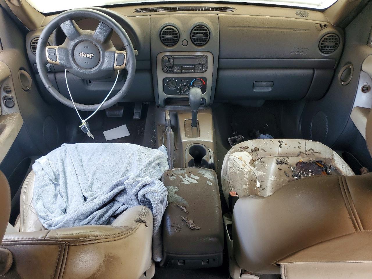 2003 Jeep Liberty Renegade Silver vin: 1J4GL38K53W546155