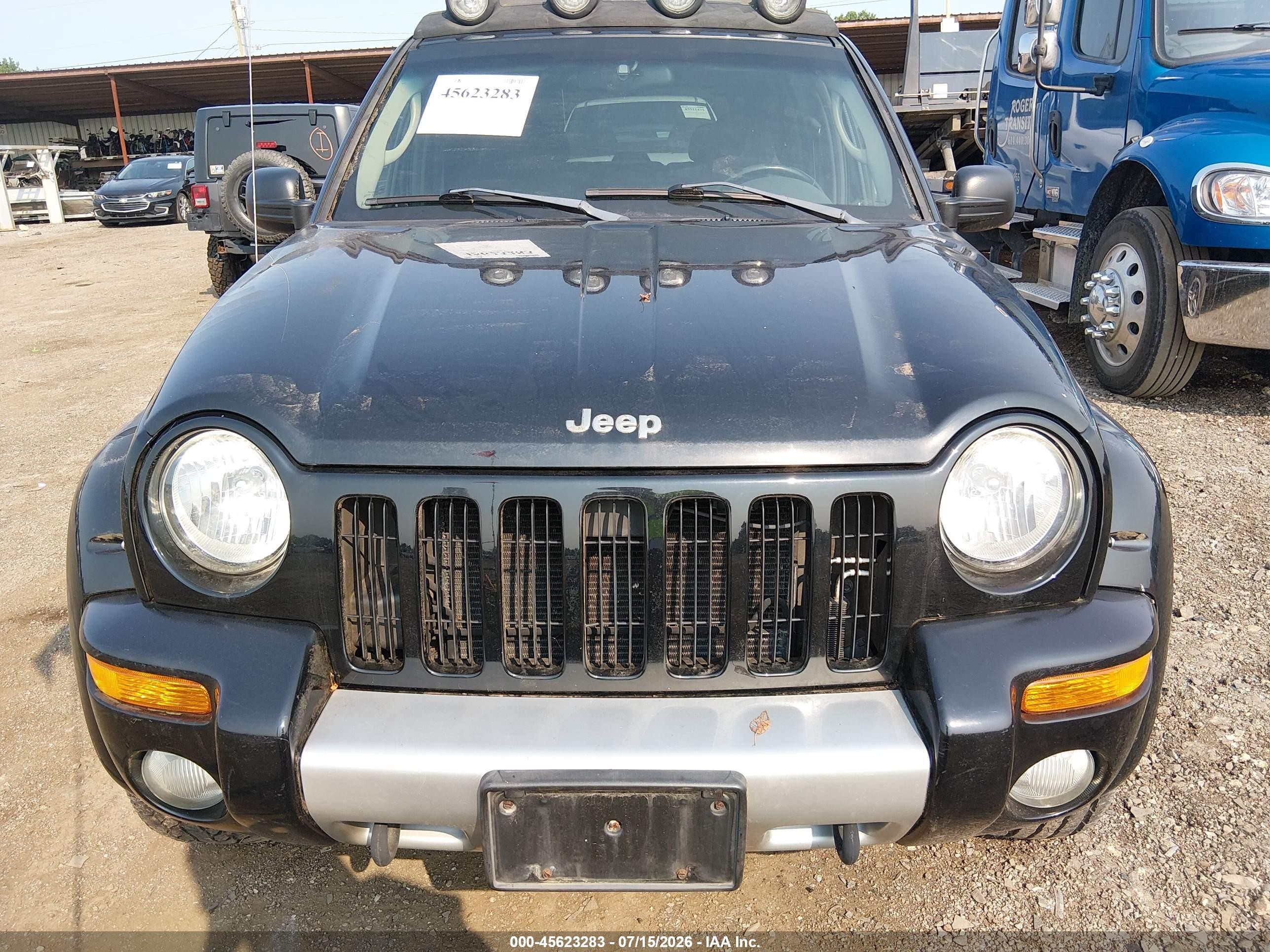 2004 Jeep Liberty Renegade Black vin: 1J4GL38K54W105580