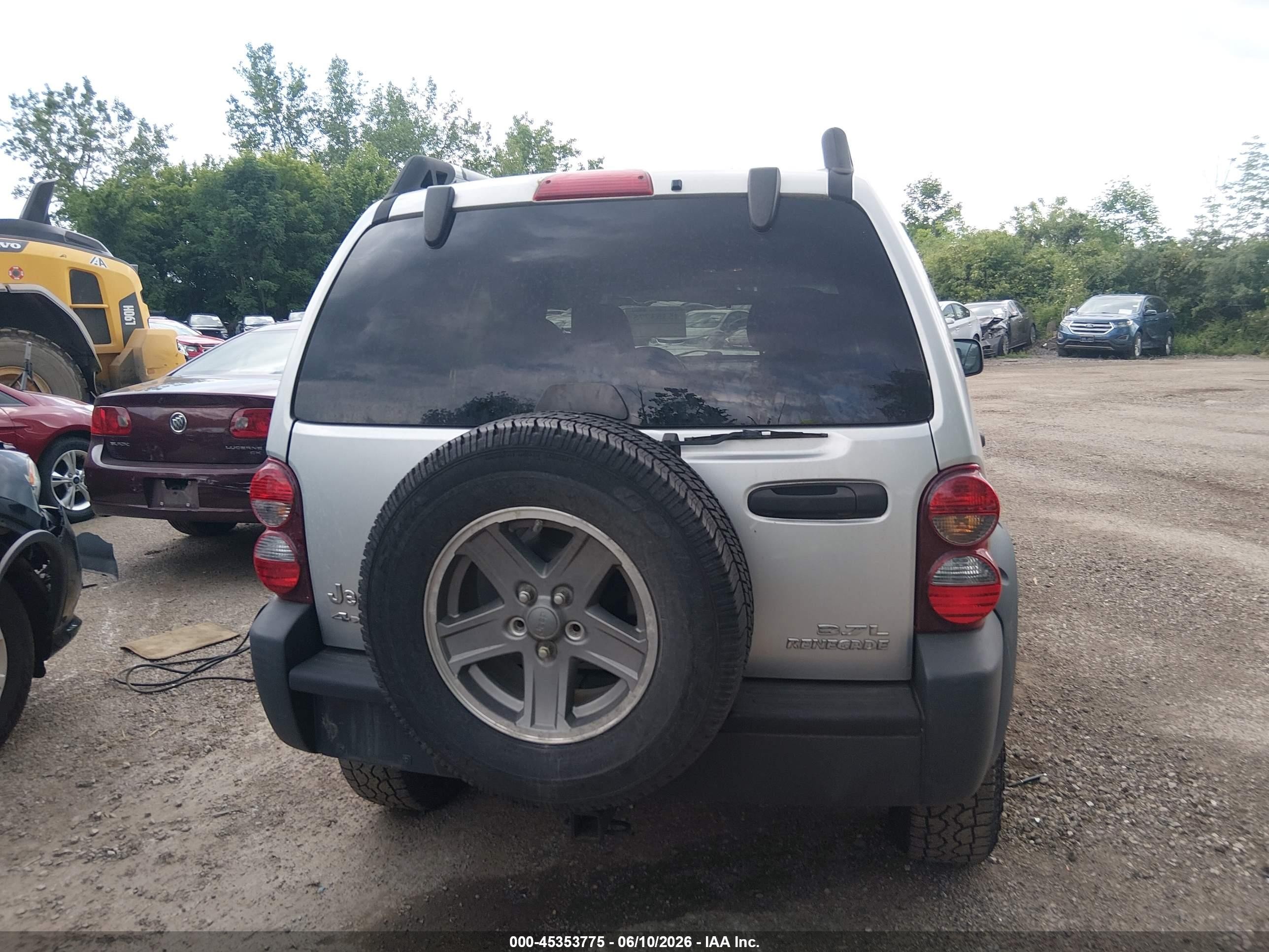 2006 Jeep Liberty Renegade Silver vin: 1J4GL38K56W101547