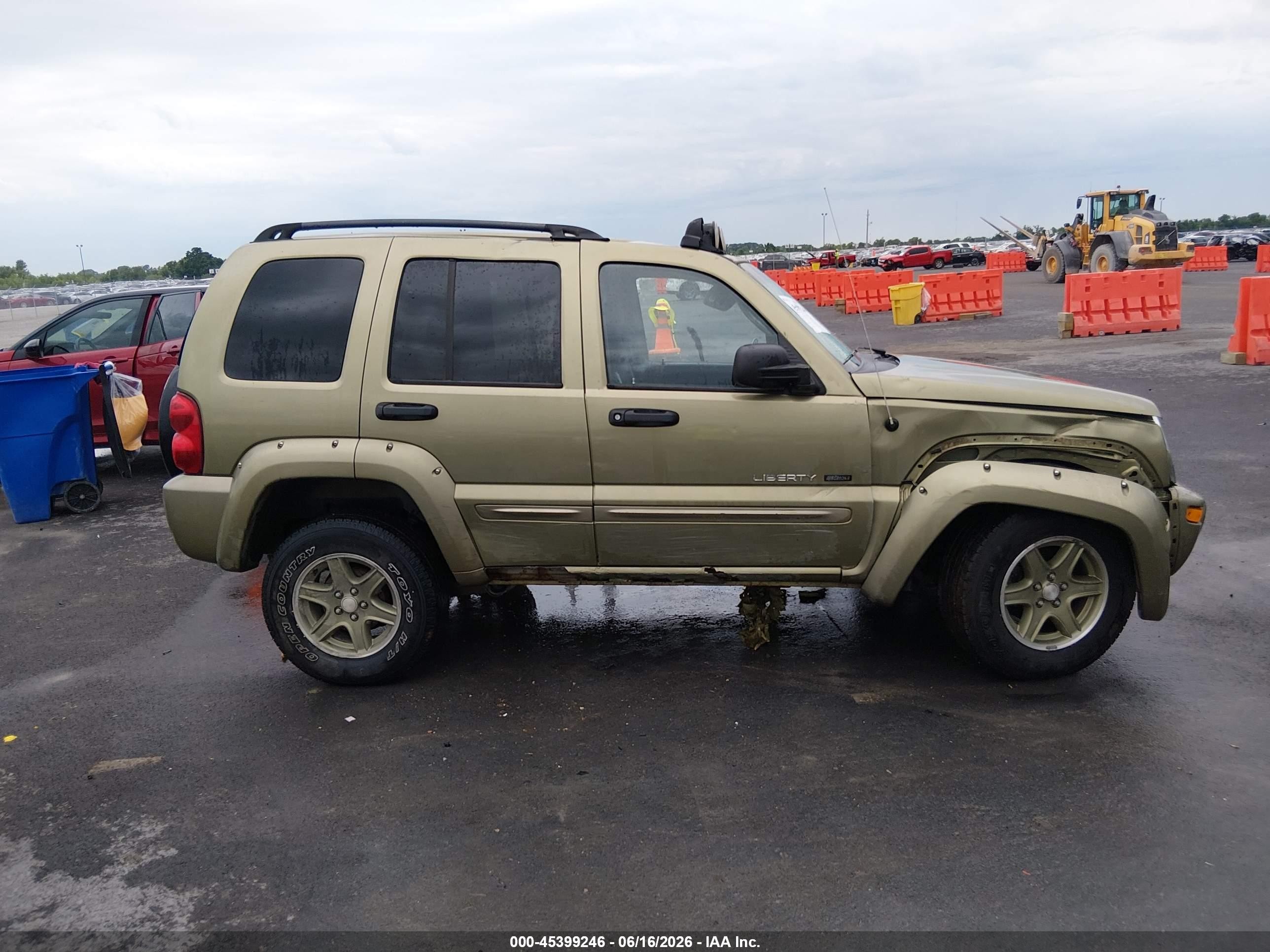 2002 Jeep Liberty Renegade Green vin: 1J4GL38K62W332757