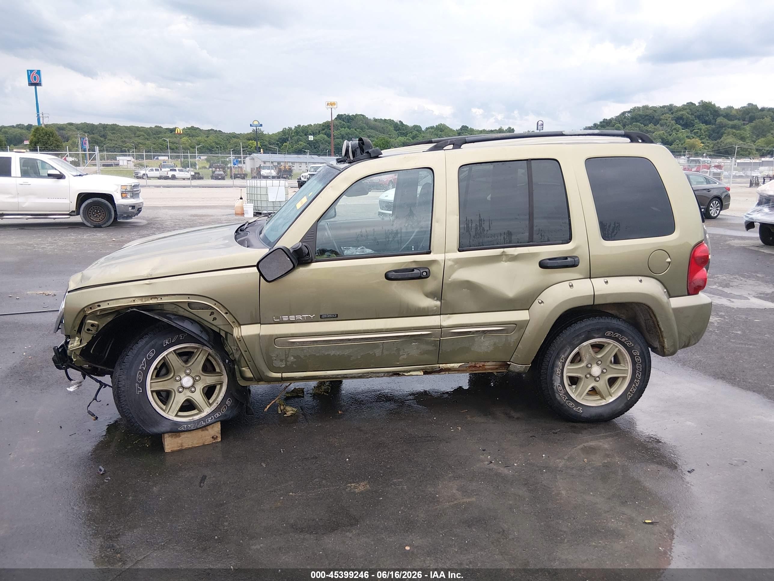 2002 Jeep Liberty Renegade Green vin: 1J4GL38K62W332757