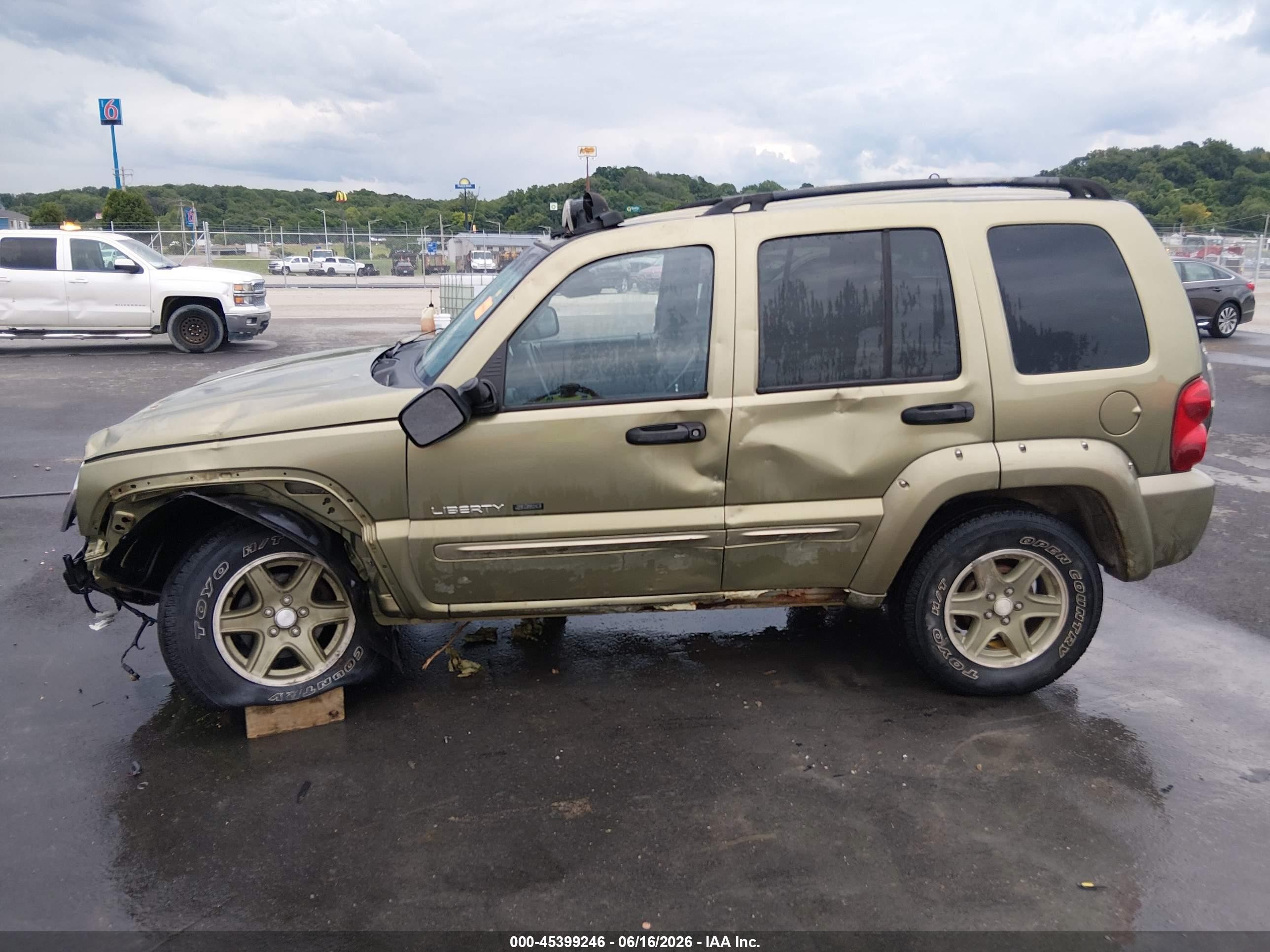 2002 Jeep Liberty Renegade Green vin: 1J4GL38K62W332757