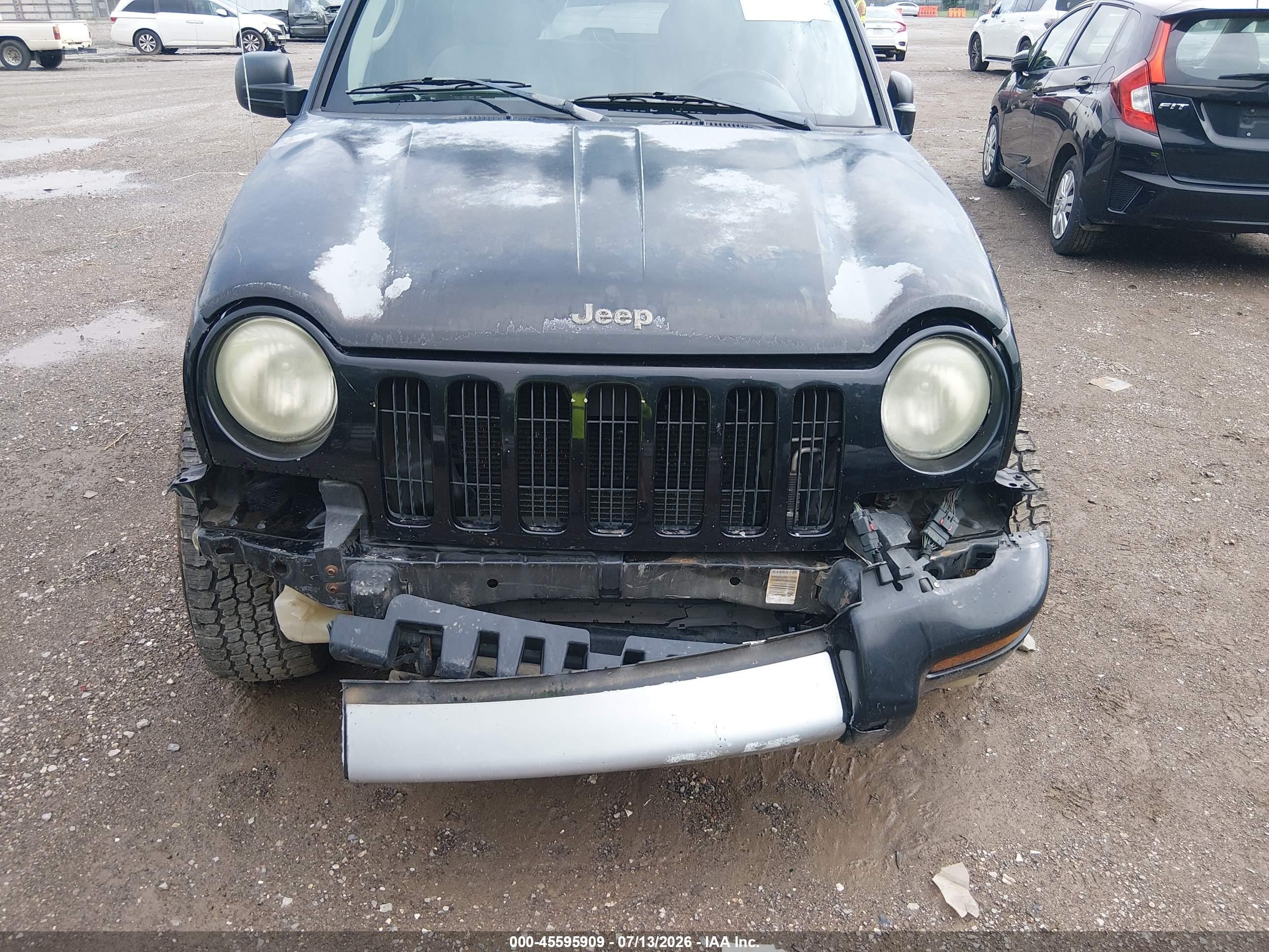 2003 Jeep Liberty Renegade Black vin: 1J4GL38K63W642635