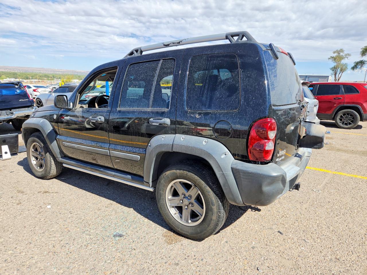 2005 Jeep Liberty Renegade Black vin: 1J4GL38K65W704473