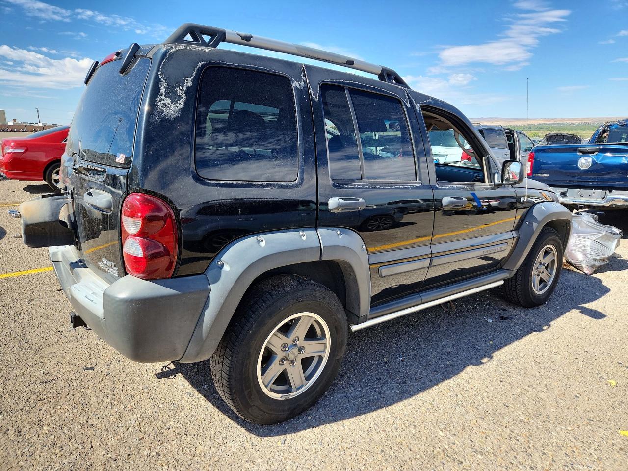 2005 Jeep Liberty Renegade Black vin: 1J4GL38K65W704473