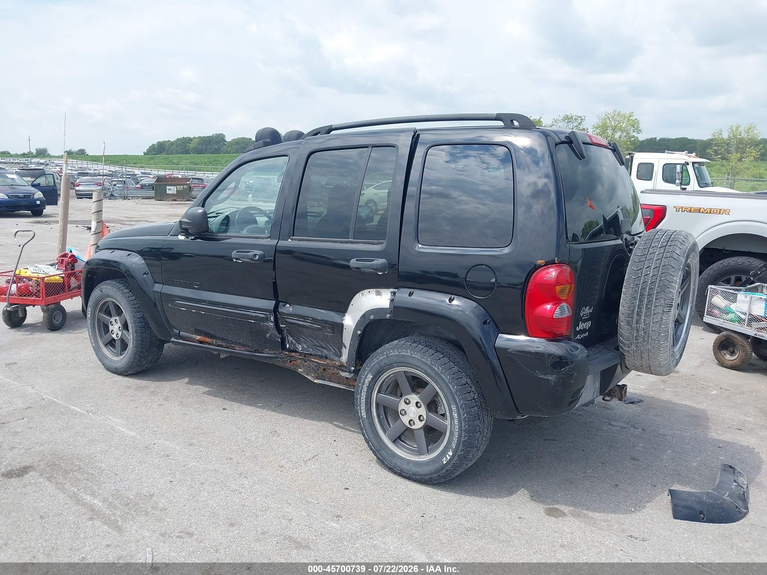 2004 Jeep Liberty Renegade Black vin: 1J4GL38K74W131713