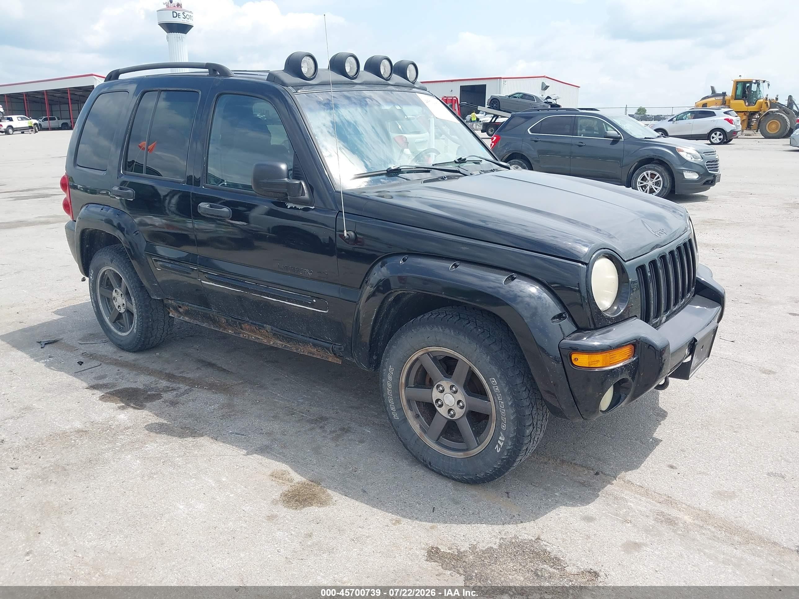 2004 Jeep Liberty Renegade Black vin: 1J4GL38K74W131713