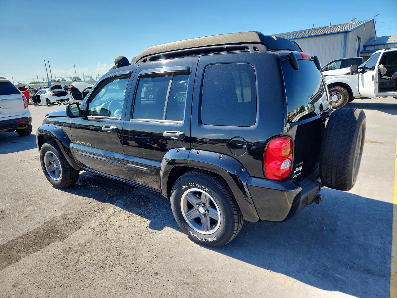 2003 Jeep Liberty Renegade Black vin: 1J4GL38K83W672154