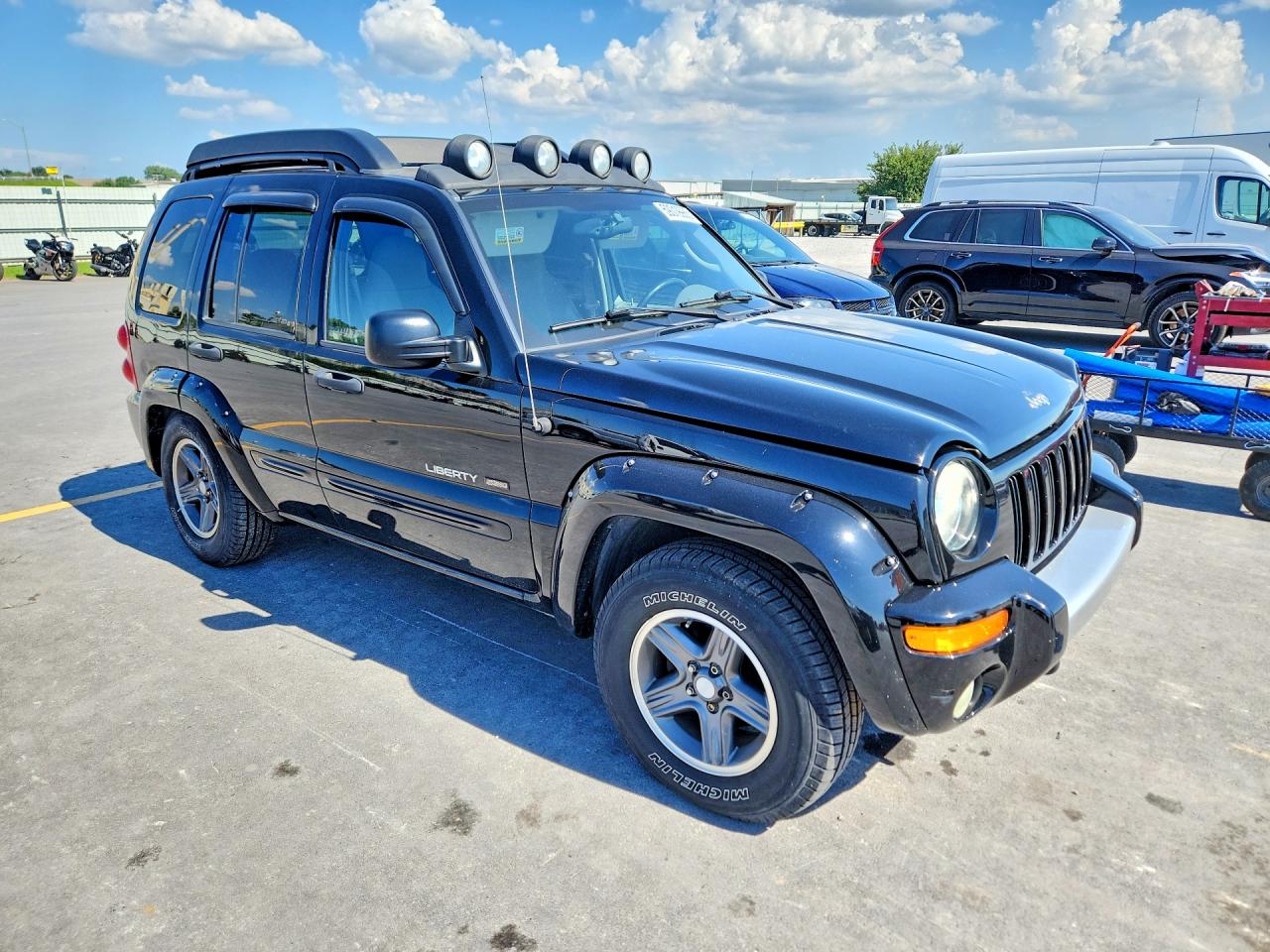 2003 Jeep Liberty Renegade Black vin: 1J4GL38K83W672154