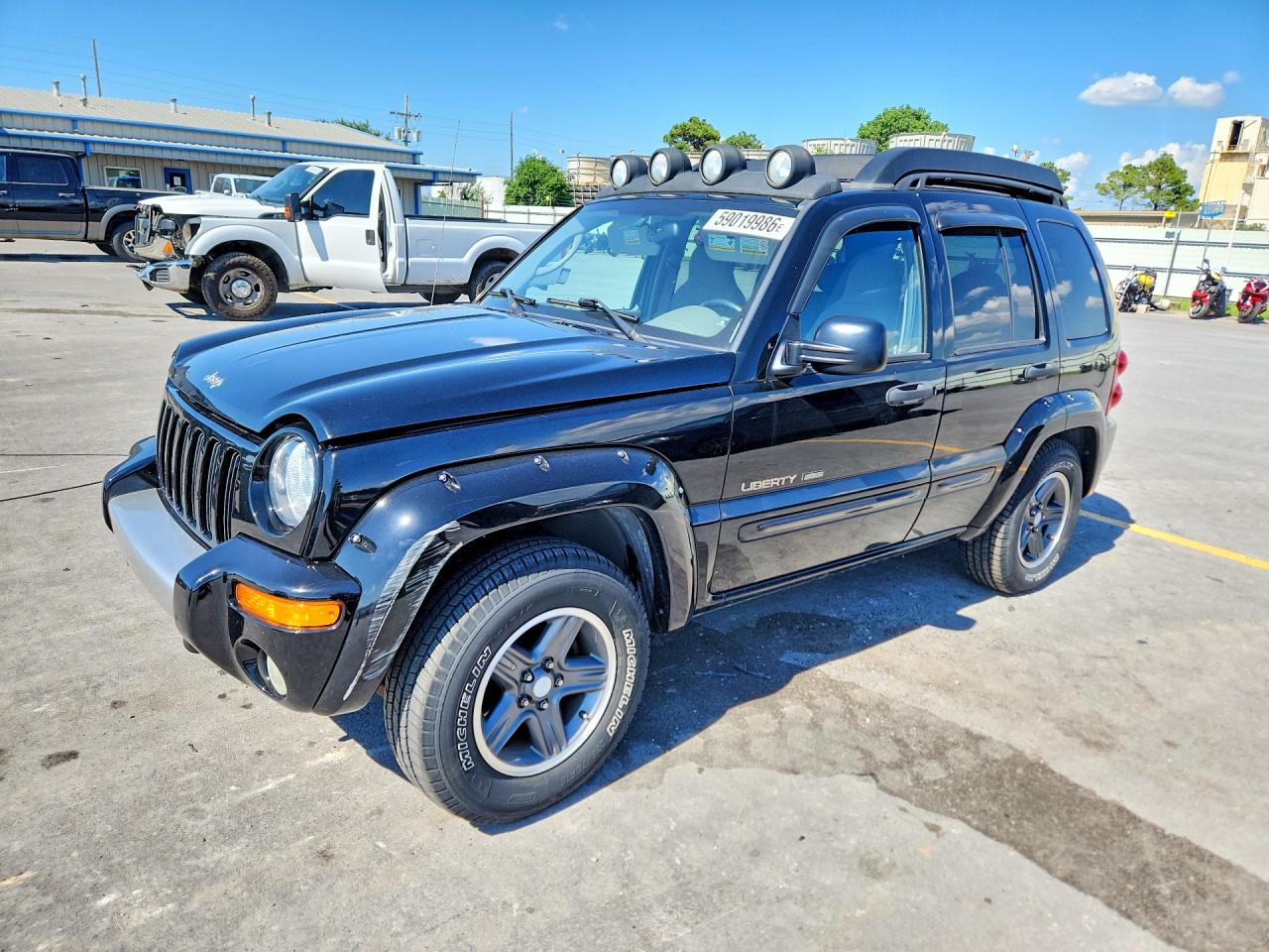 2003 Jeep Liberty Renegade Black vin: 1J4GL38K83W672154