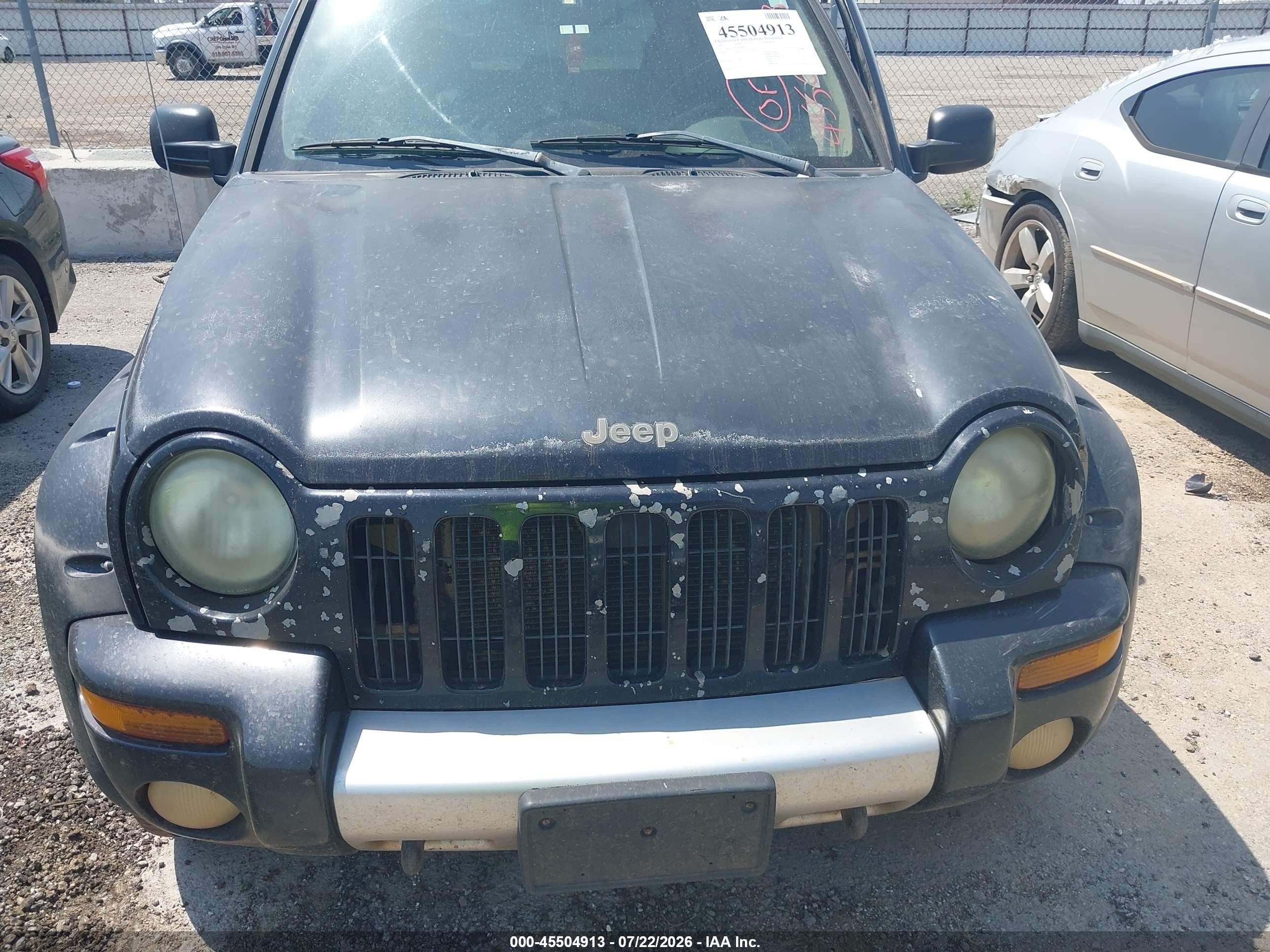 2003 Jeep Liberty Renegade Black vin: 1J4GL38K93W599814